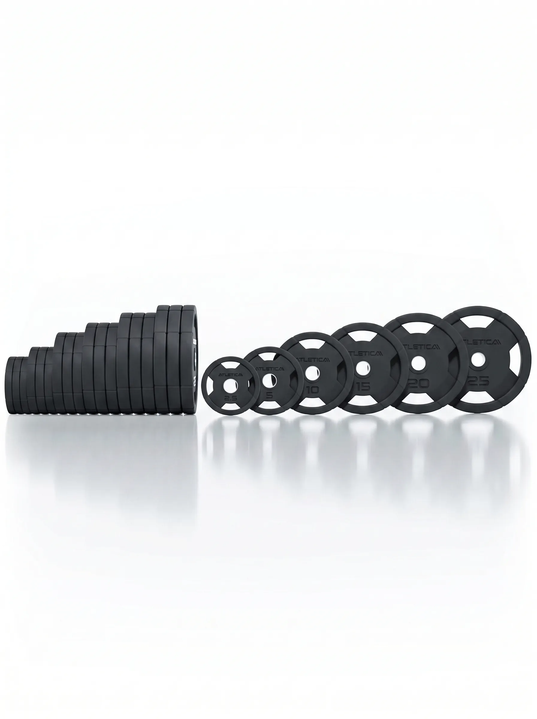 4H Gripper Plates SET | 310kg | Gummierte Hantelscheiben - Image 2