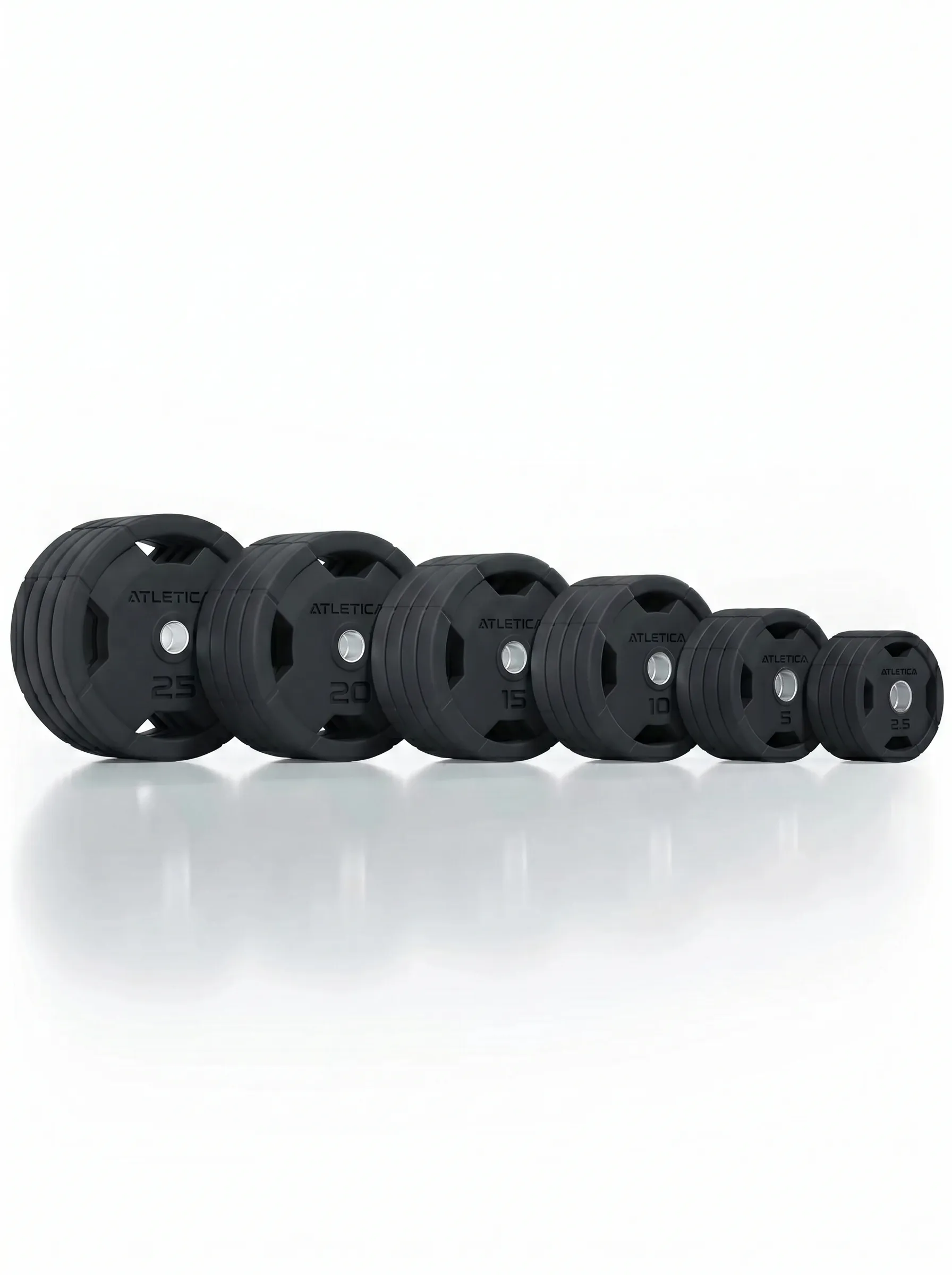 4H Gripper Plates SET | 310kg | Gummierte Hantelscheiben - Image 3