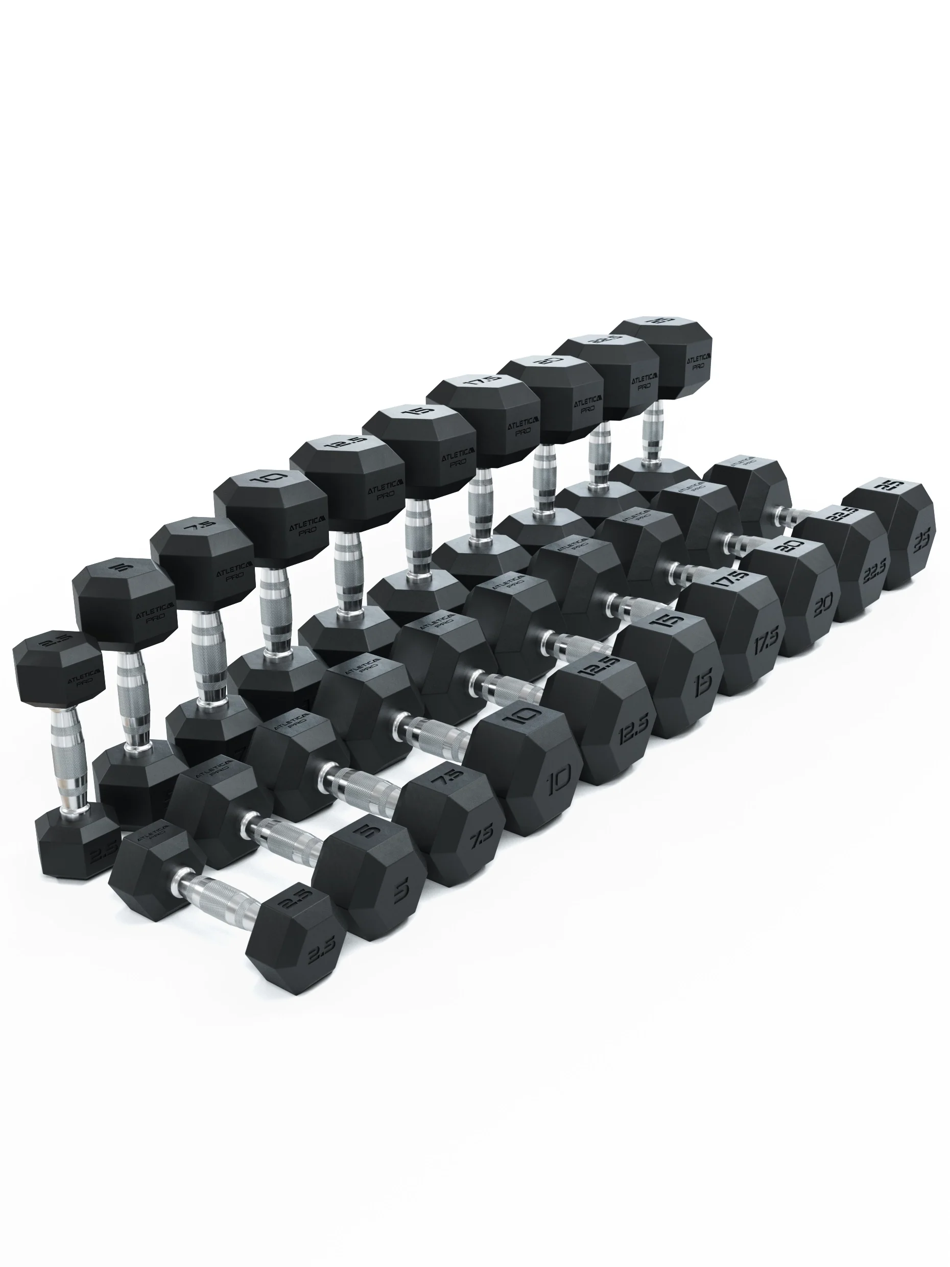 Hexagon Hanteln PRO | Set 2.5 - 25kg
