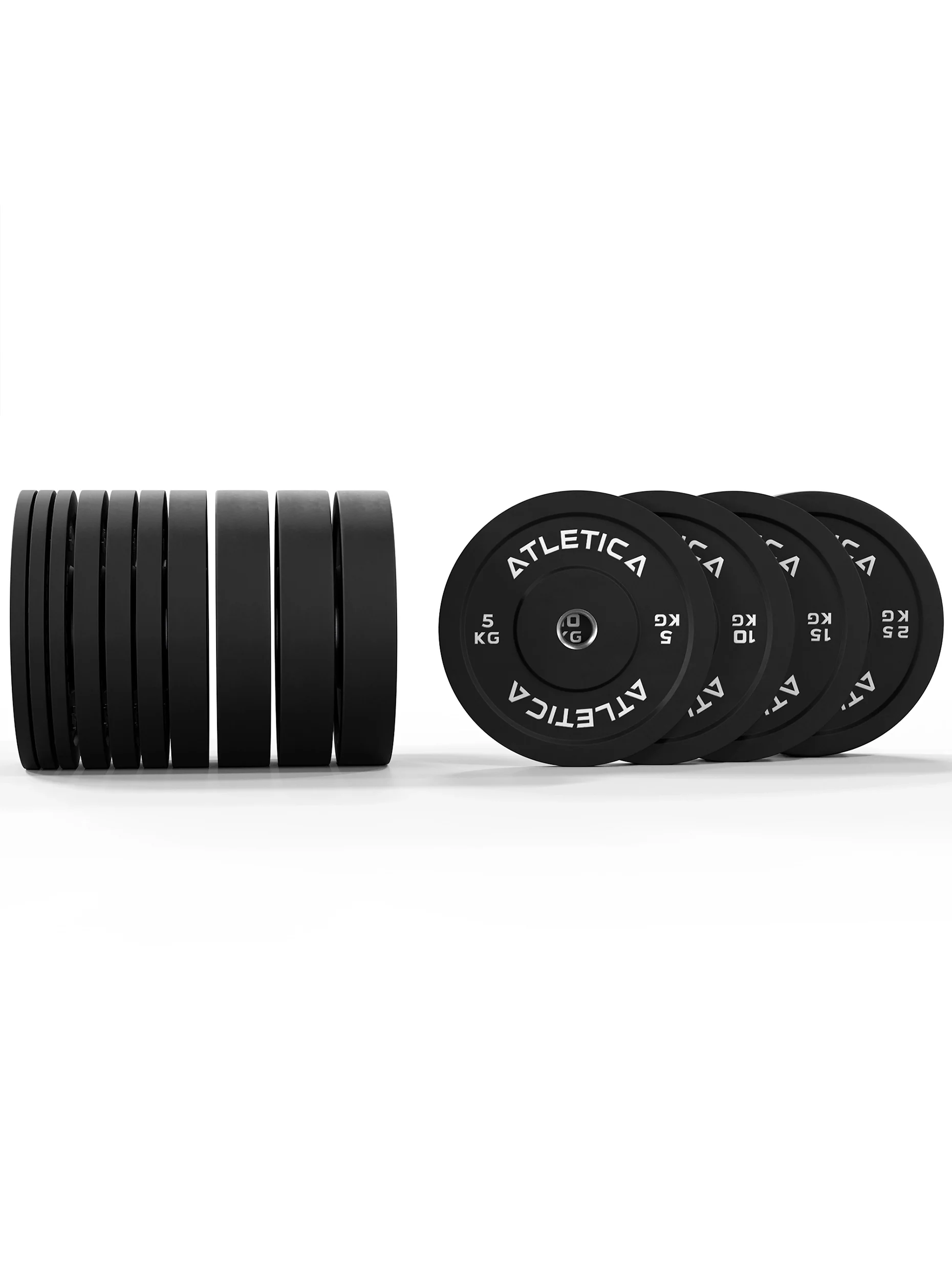 Bumper Plates SET | Schwarz | 190kg - Image 3