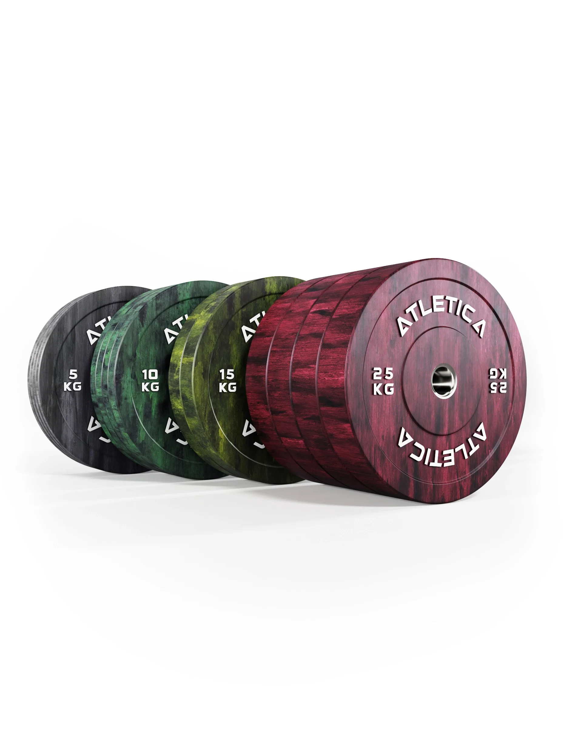 Fusion Bumper Plates SET | 190kg - Image 2