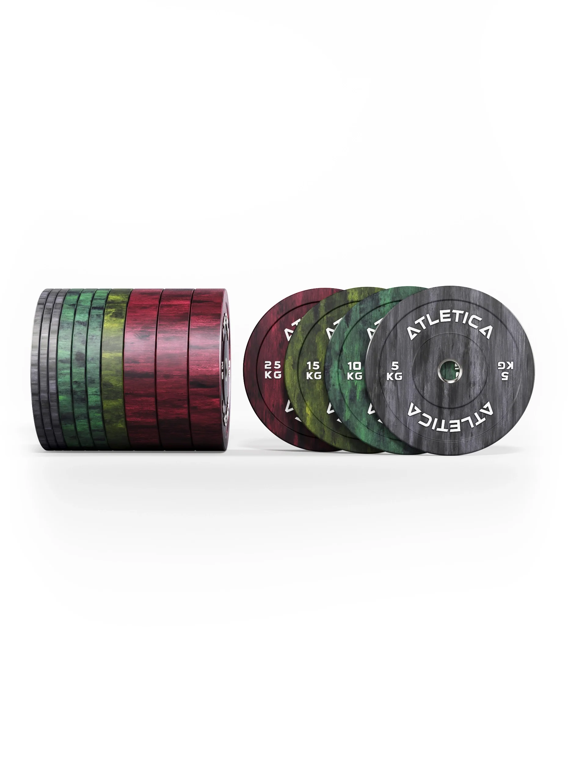 Fusion Bumper Plates SET | 190kg - Image 3