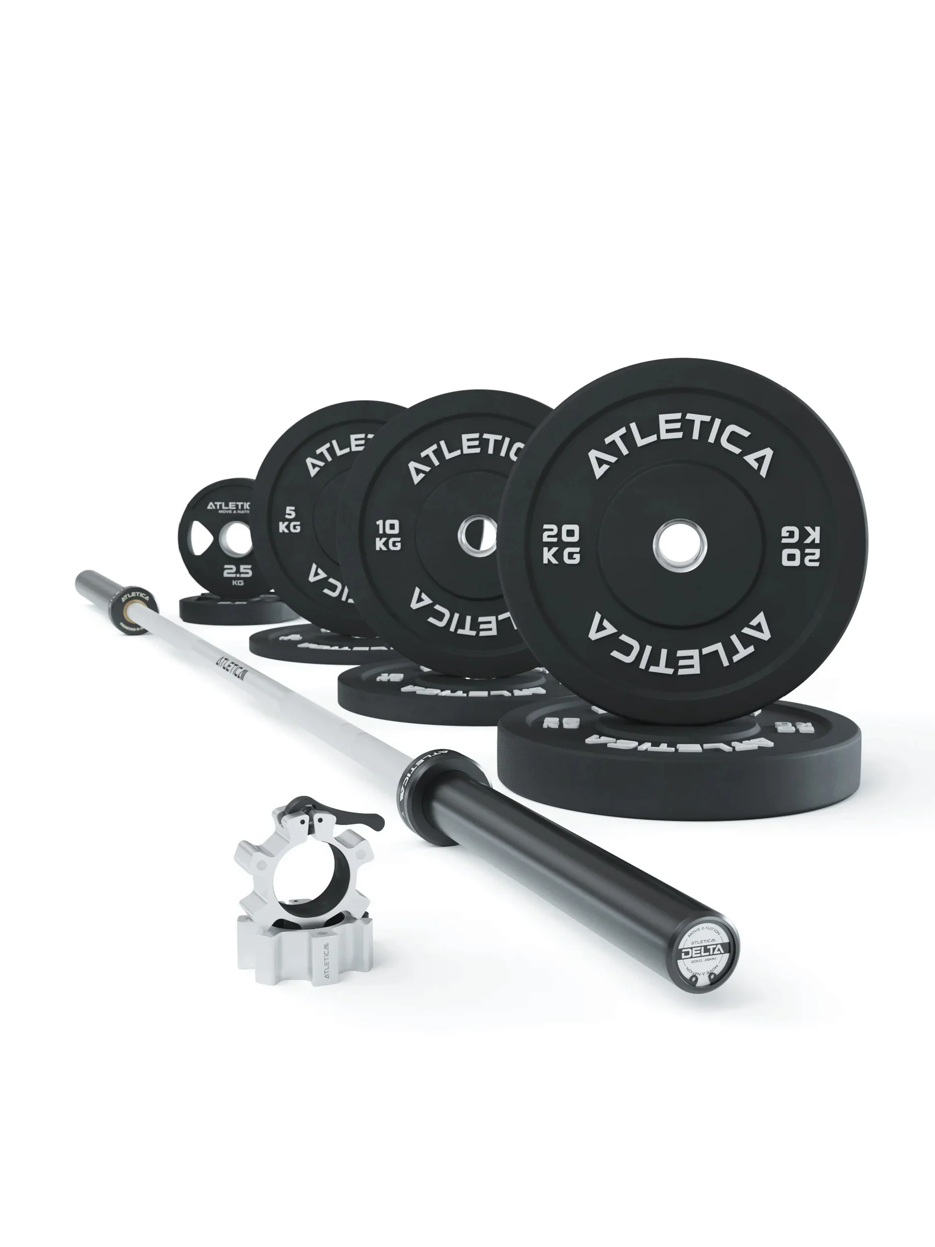 Langhantel Set | Delta HighRep | 75kg Bumper Plates - Image 16