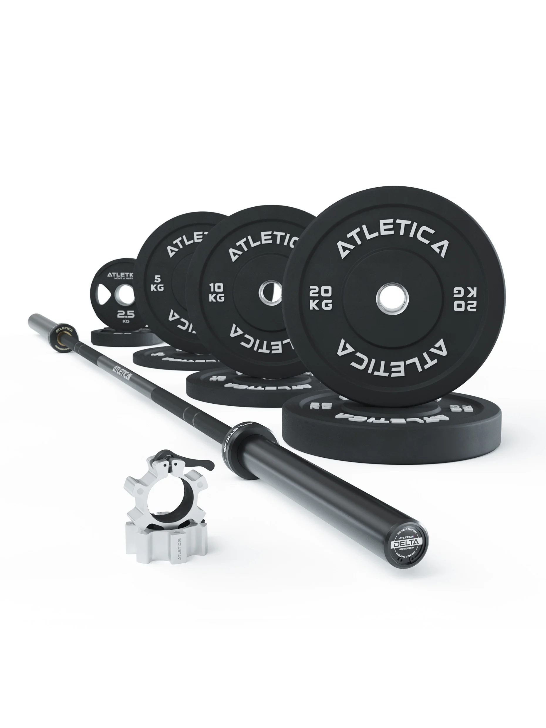 Langhantel Set | Delta HighRep | 75kg Bumper Plates - Image 21
