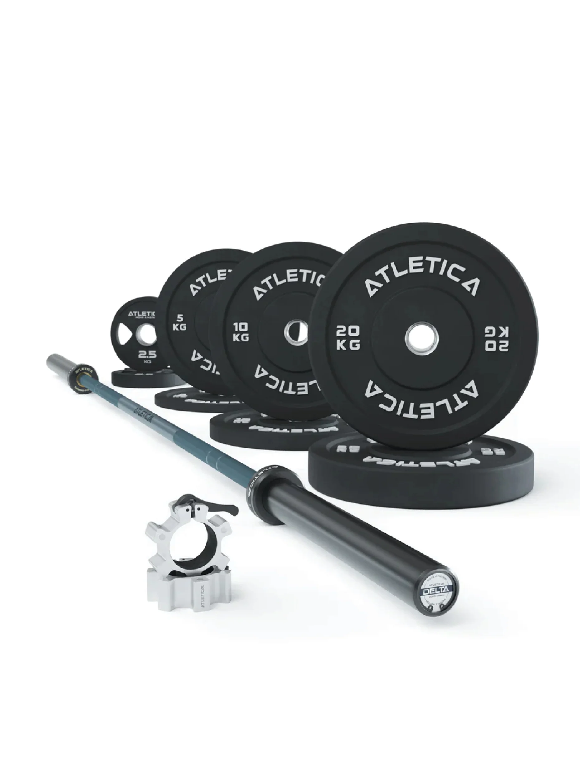 Langhantel Set | Delta HighRep | 75kg Bumper Plates - Image 26