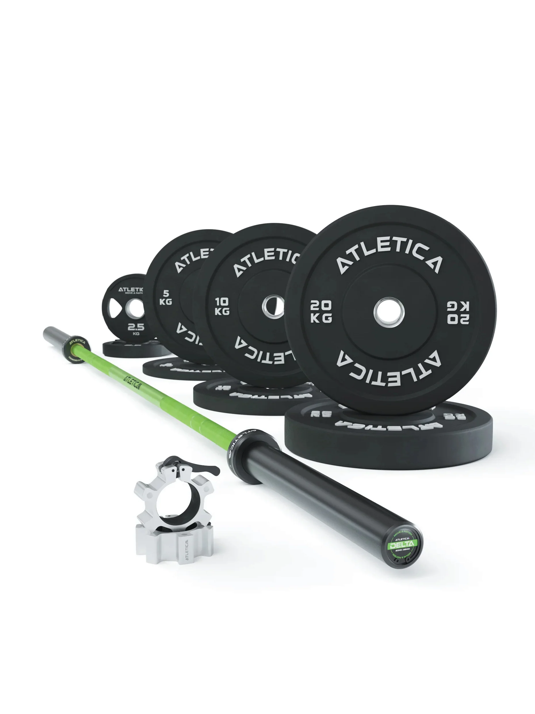 Langhantel Set | Delta HighRep | 75kg Bumper Plates - Image 4