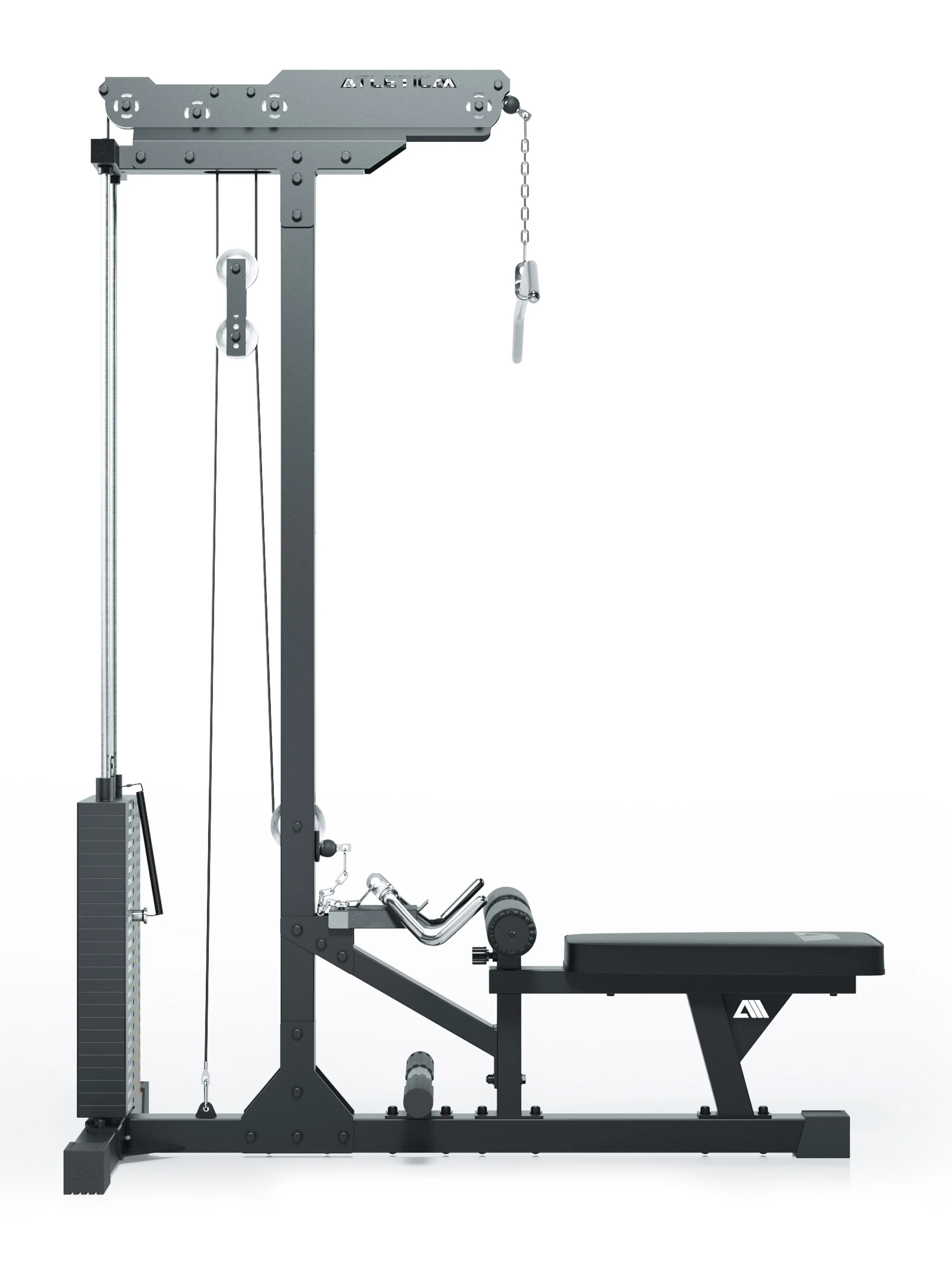 Latzug mit Ruder-Station | 224cm Höhe - Image 5