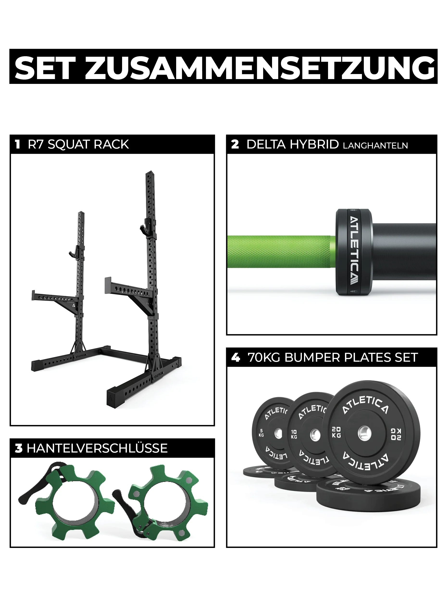 R7 Squat Rack | 223cm | Force SET - Image 2
