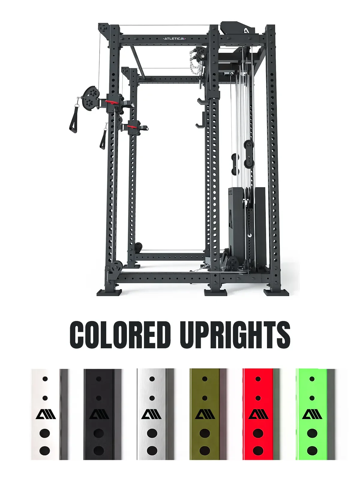 R8 Alpha | Power Rack | Colored - Image 2