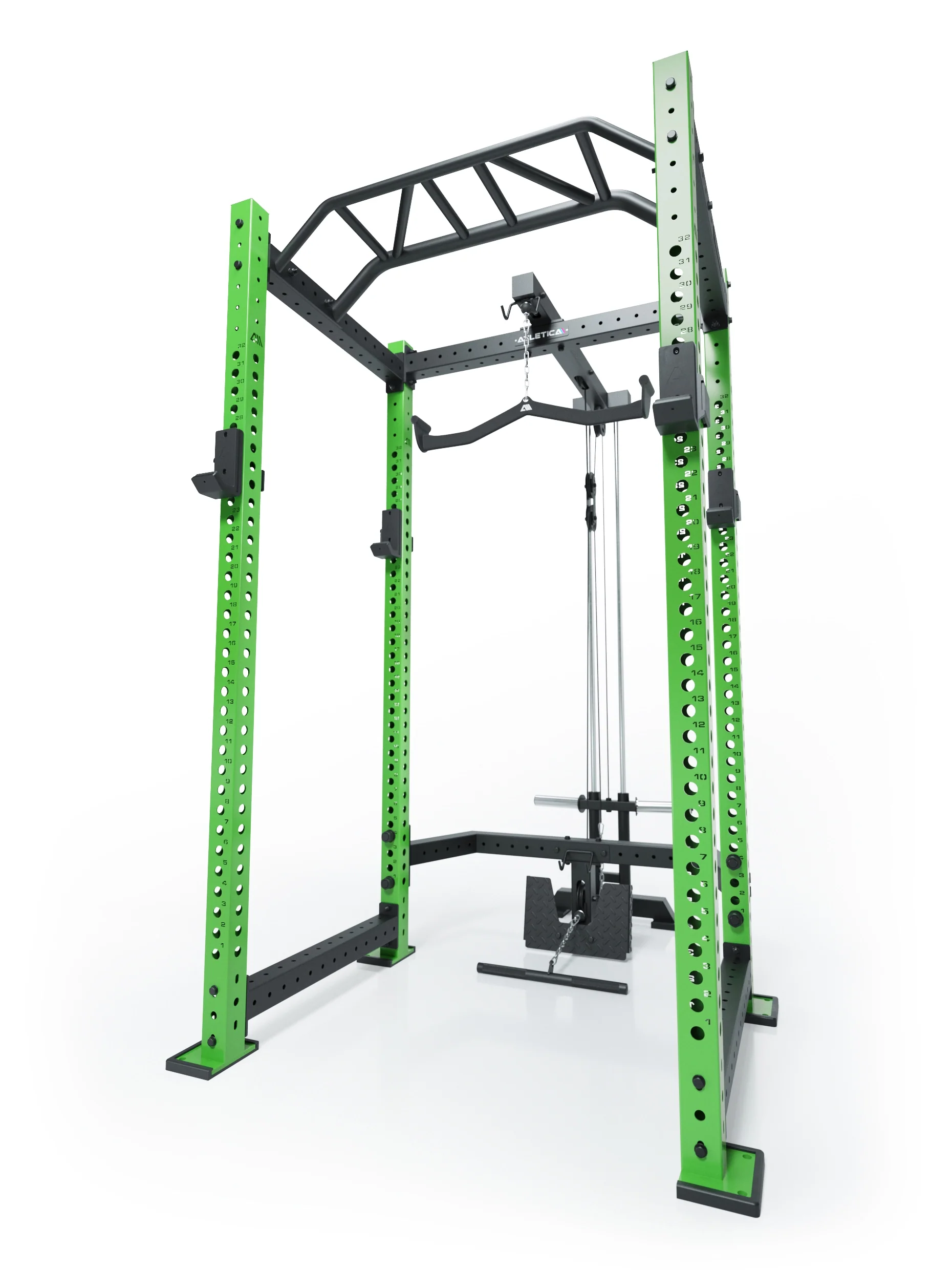 R8 BlackHawk | Power Rack | Electric Green - Image 6
