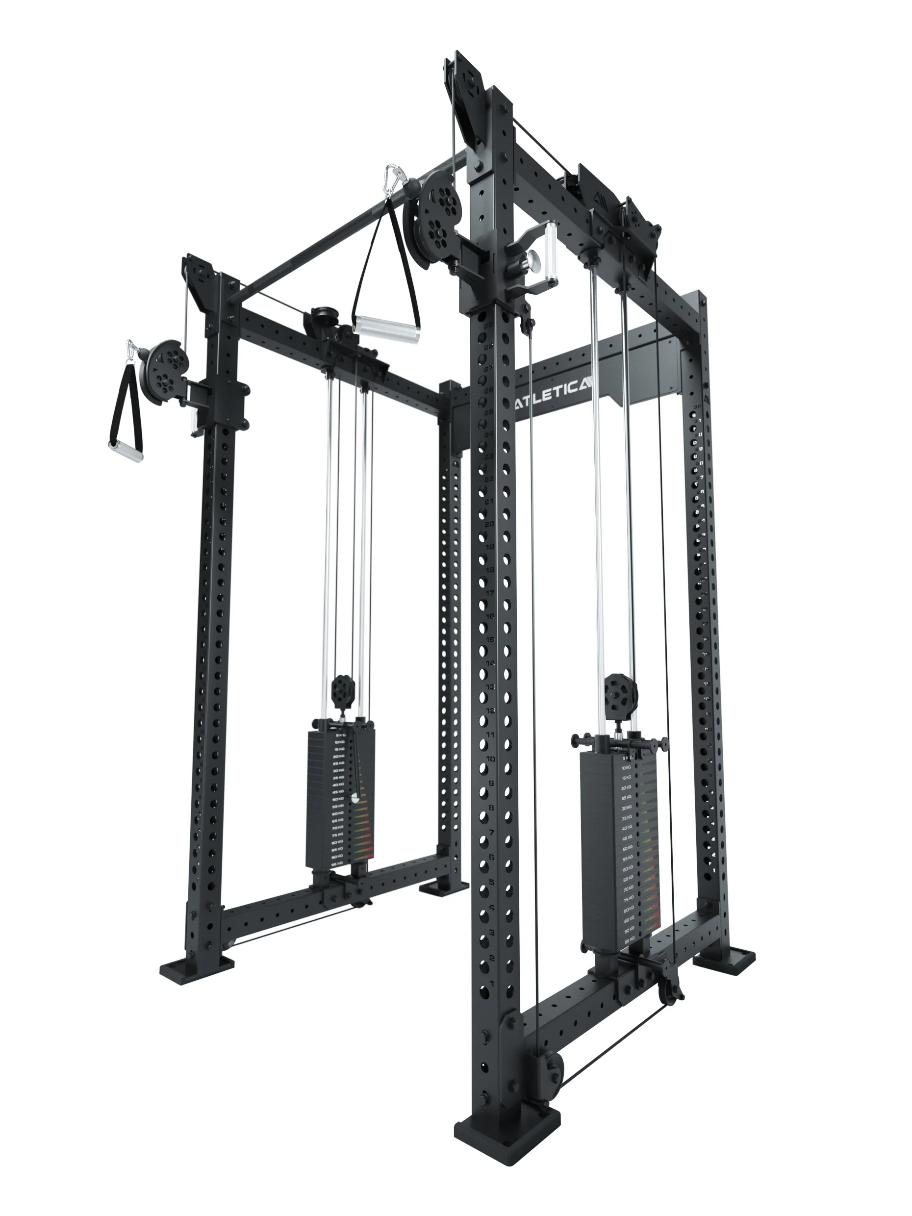 R8 Bradley | 2x95kg Kabelzug Anbau | Dual | 108cm Crossbar | Position 2 - Image 2