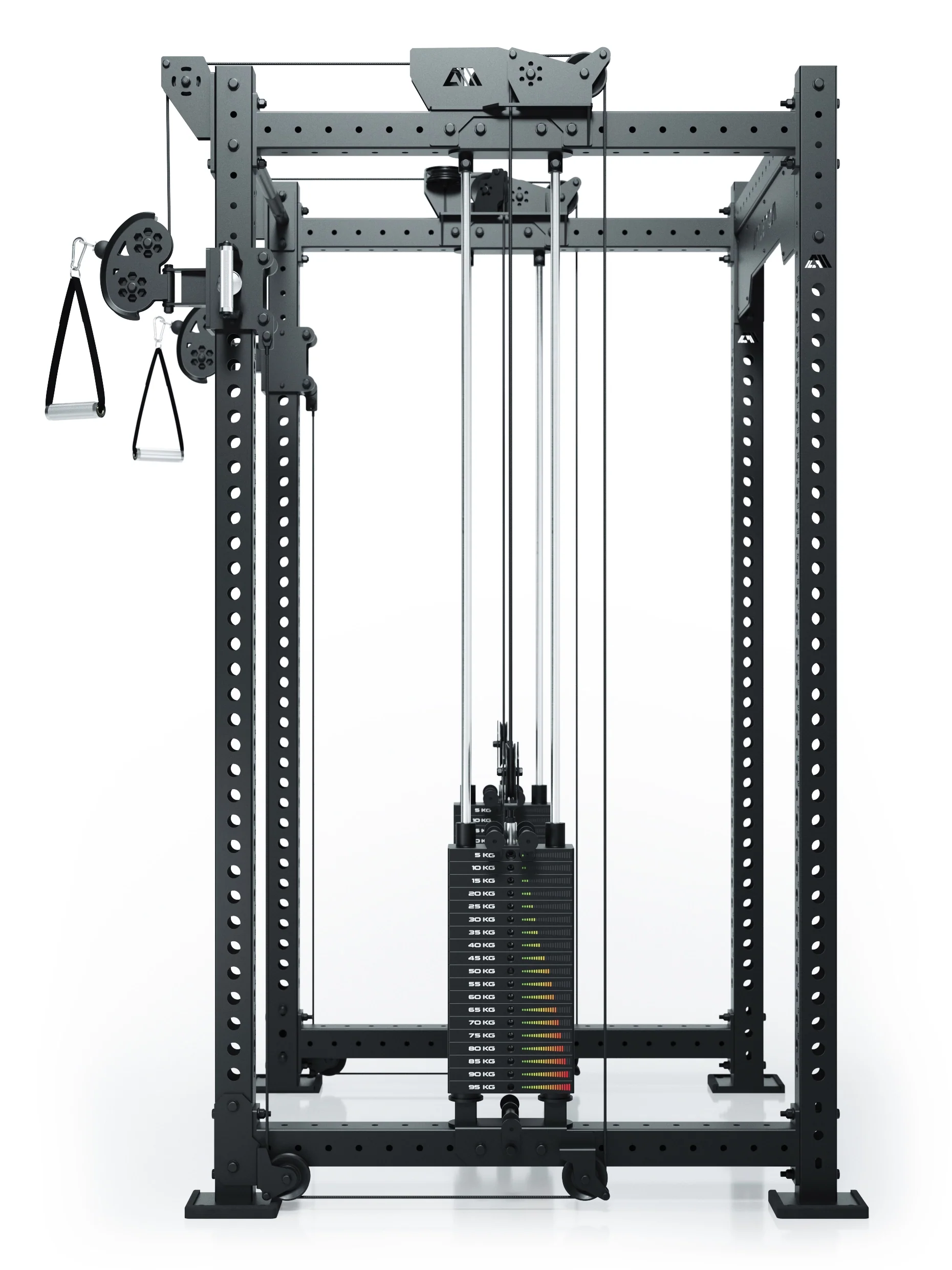 R8 Bradley | 2x95kg Kabelzug Anbau | Dual | 108cm Crossbar | Position 2 - Image 4