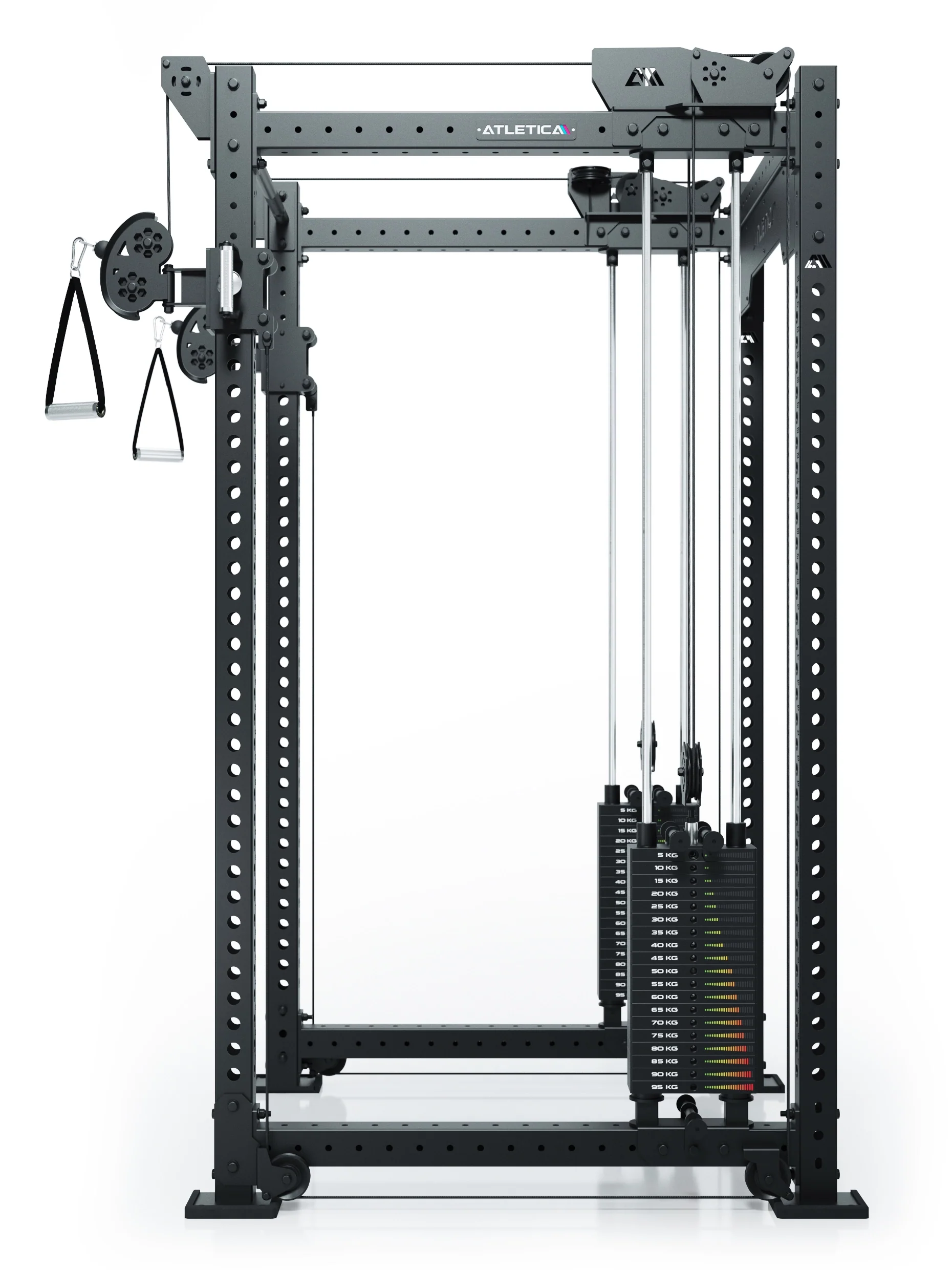 R8 Bradley | 2x95kg Kabelzug Anbau | Dual | 108cm Crossbar | Position 3 - Image 4