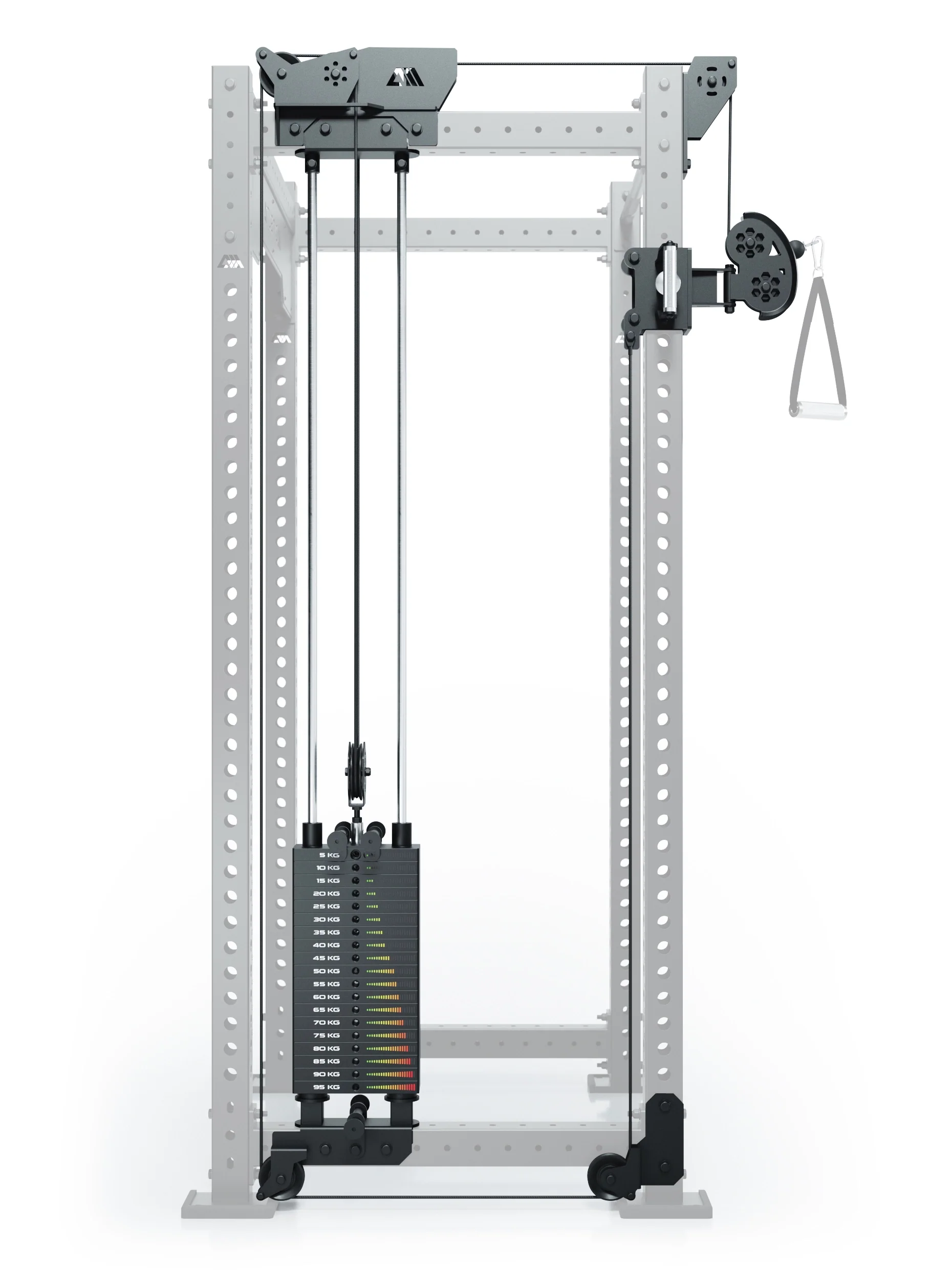 R8 Bradley | 95kg Kabelzug Anbau | Links | 78cm Crossbar | Position 2 - Image 3