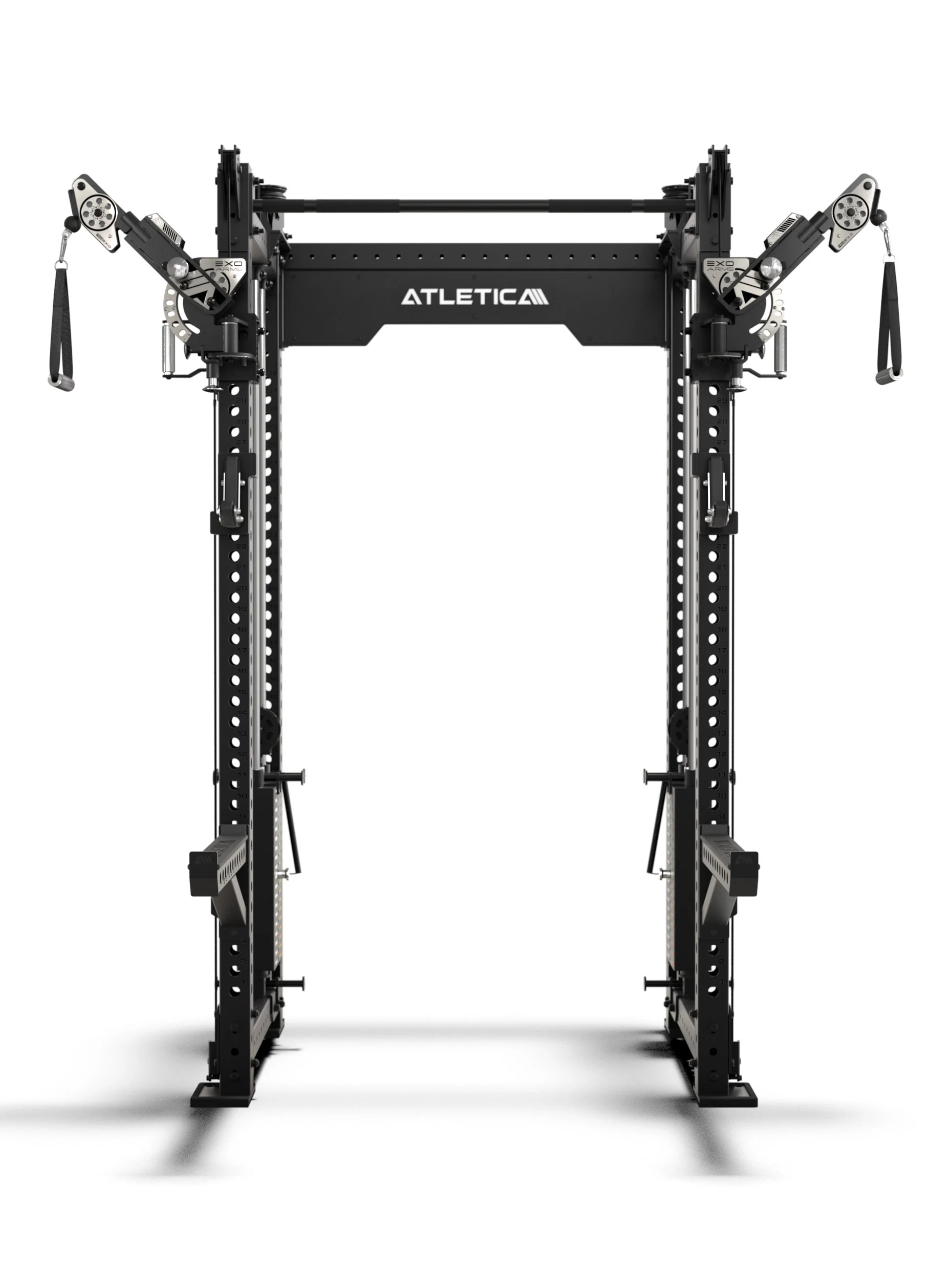 R8 Bradley EXO 2x95kg | Power Rack | 78cm | Schwarz - Image 2
