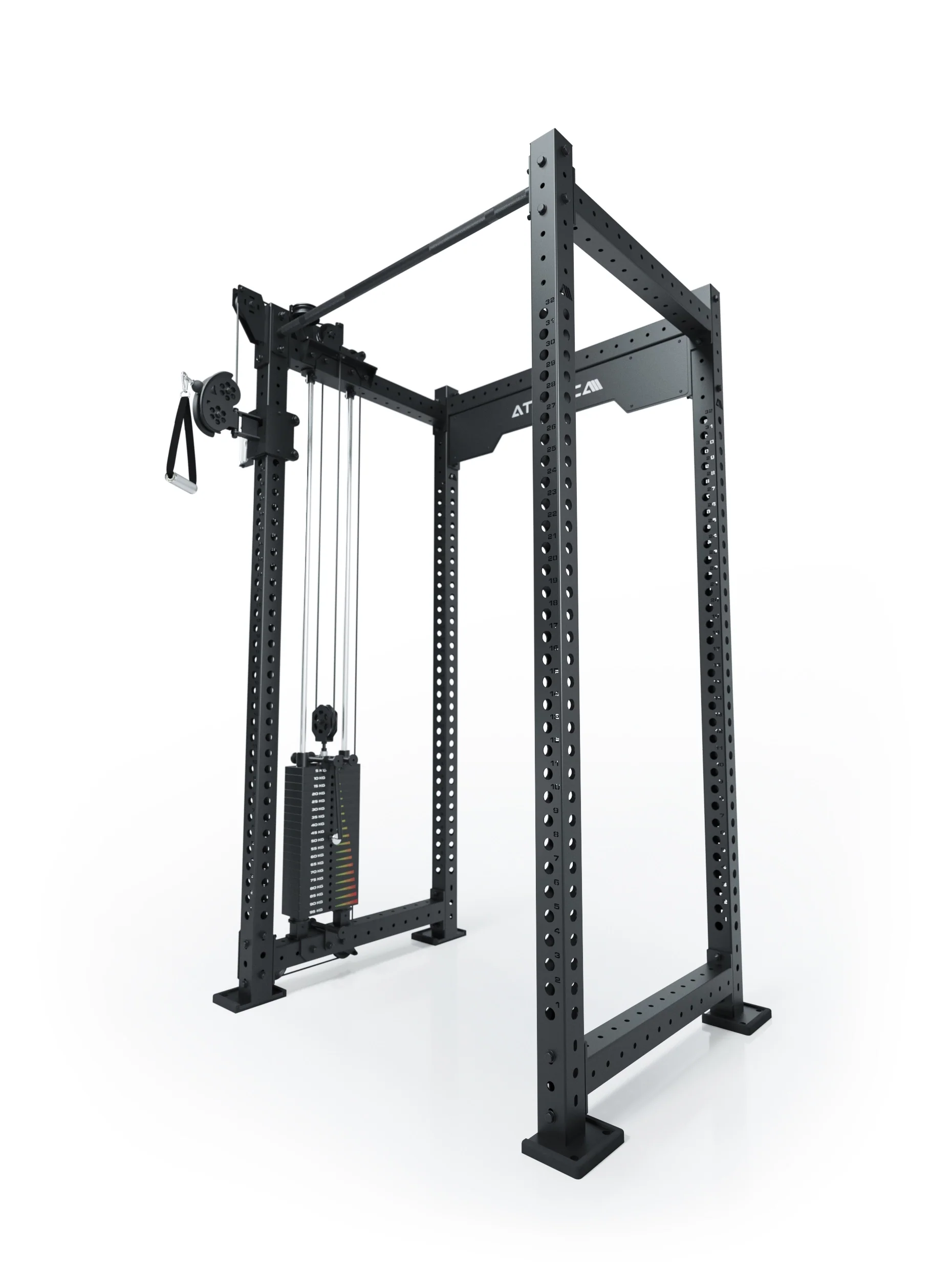 R8 Bradley | 95kg Kabelzug Anbau | Links | 78cm Crossbar | Position 1 - Image 2
