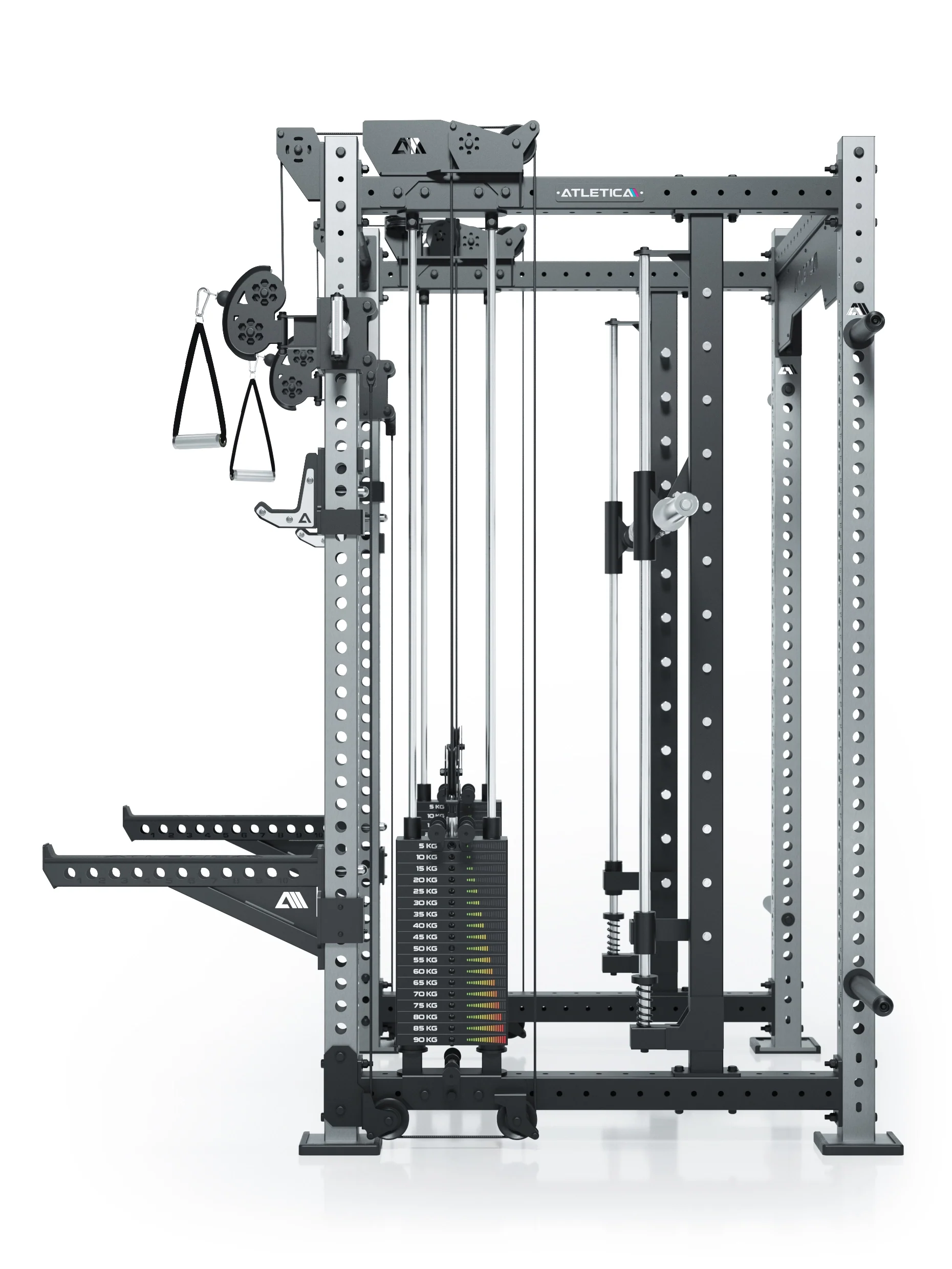 R8 Bradley Combat Lang | 2x95kg Weight Stack | Edelstahl - Image 3