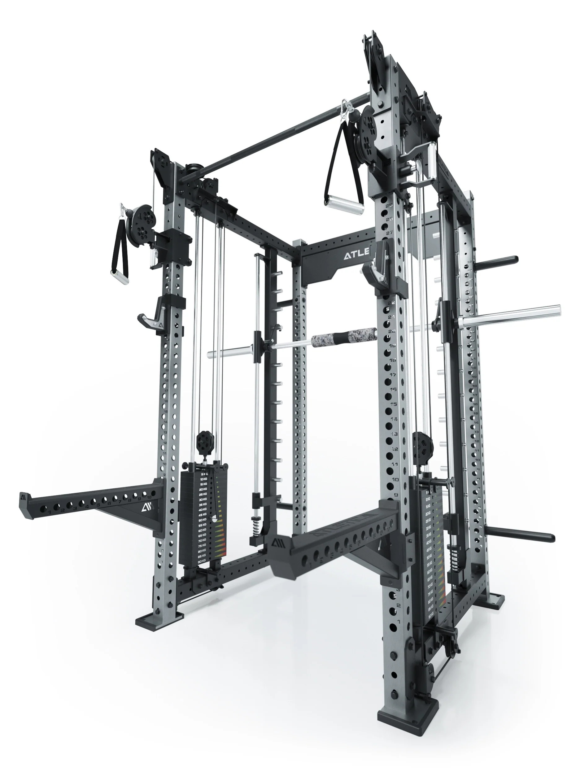 R8 Bradley Combat Lang | 2x95kg Weight Stack | Edelstahl - Image 5
