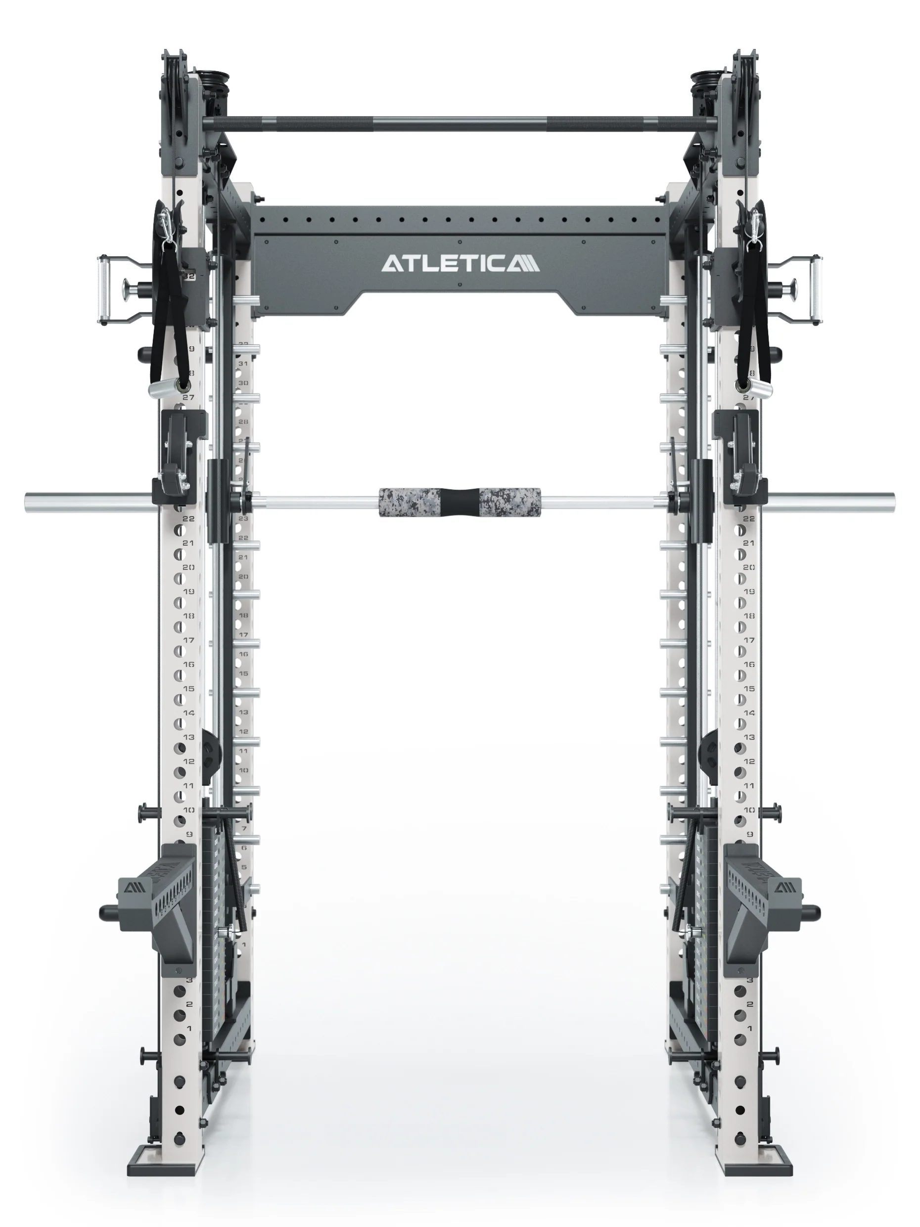 R8 Bradley Combat Lang | 2x95kg Weight Stack | Weiß - Image 2