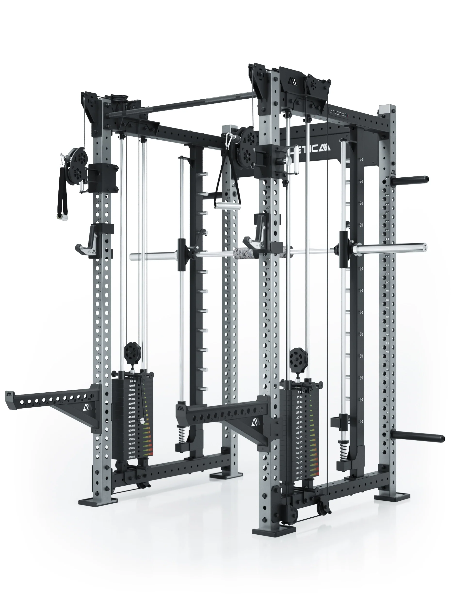 R8 Bradley Combat Lang | 2x95kg Weight Stack | Edelstahl