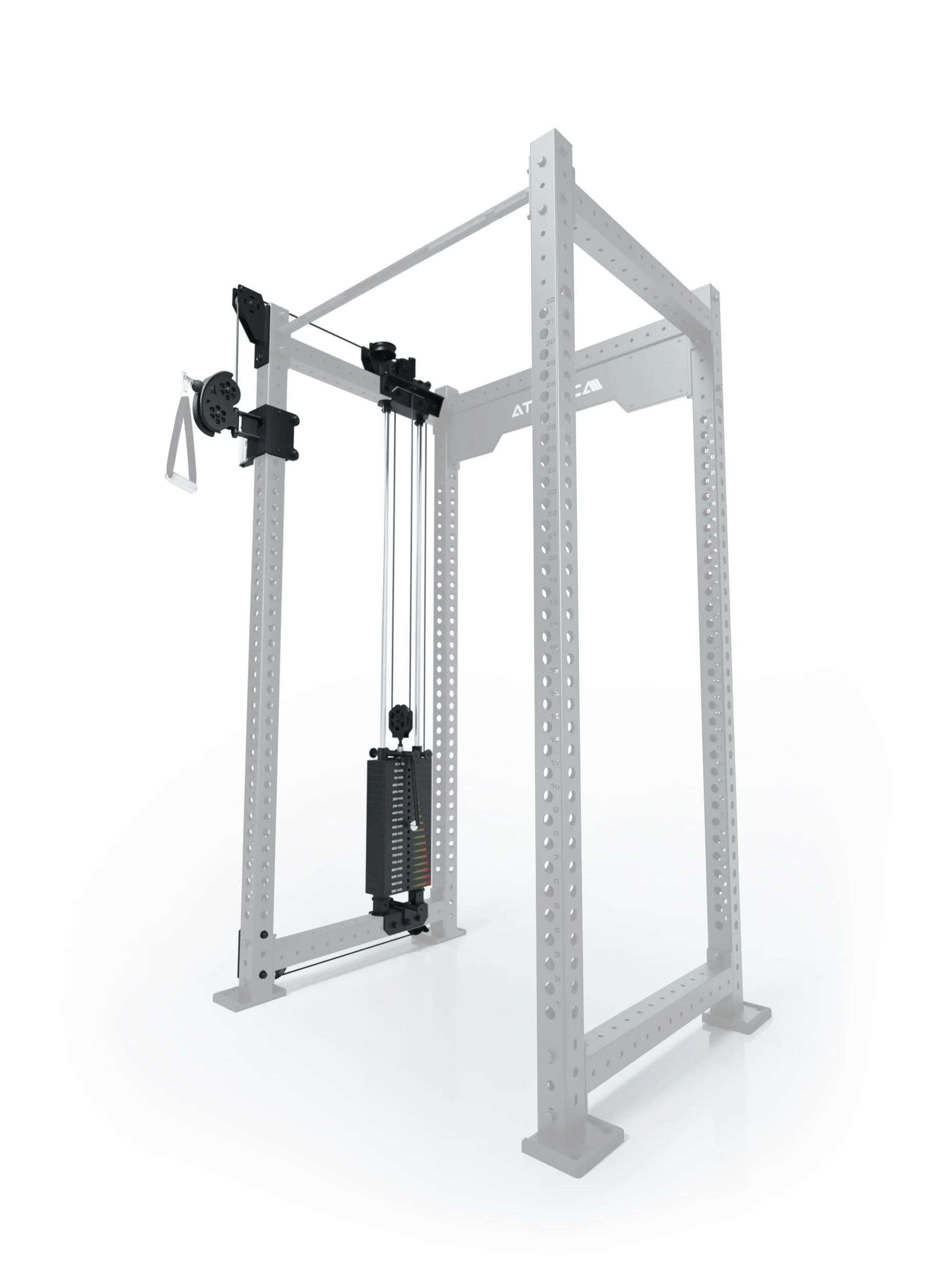 R8 Bradley | 95kg Kabelzug Anbau | Links | 78cm Crossbar | Position 2