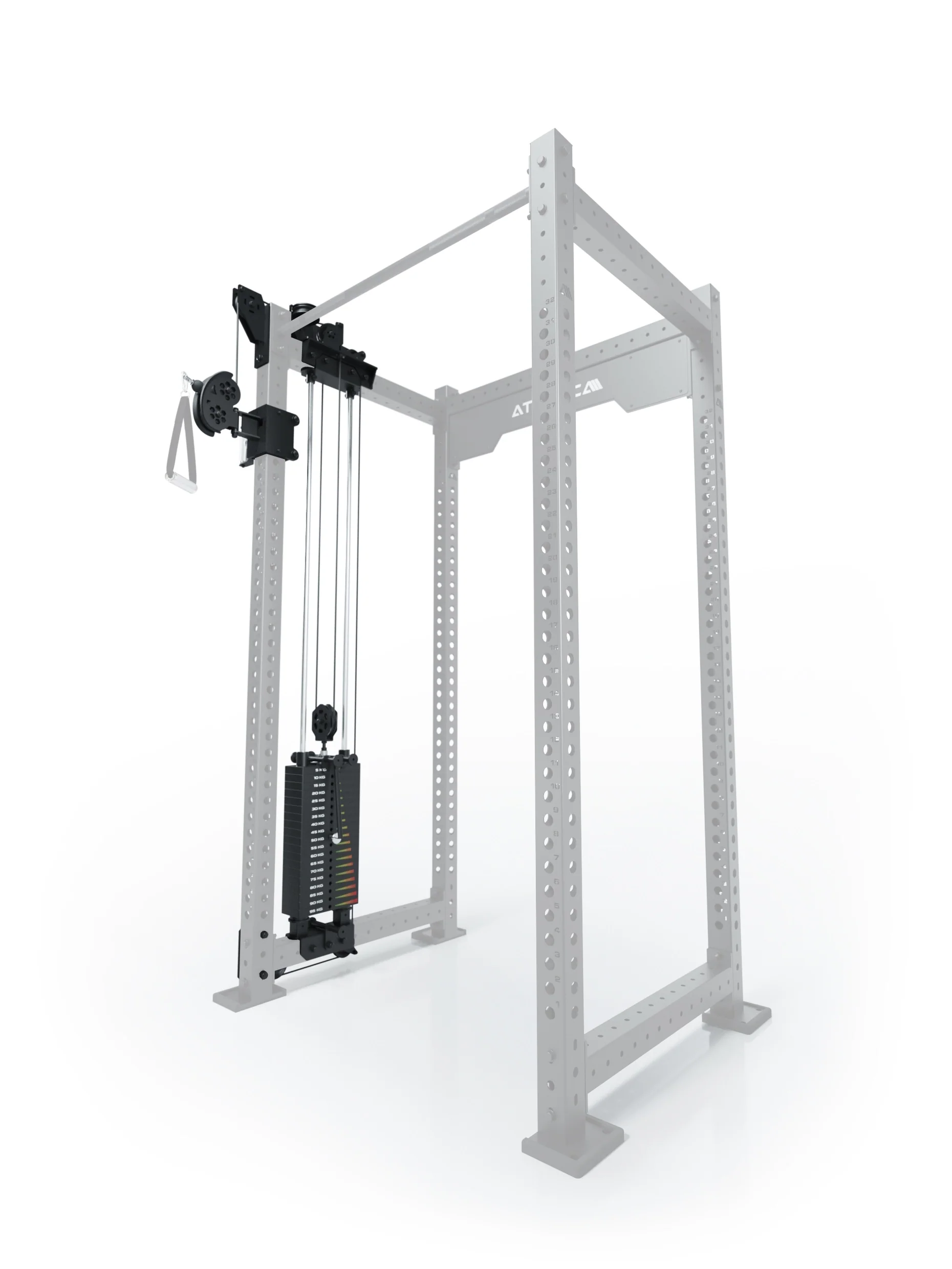 R8 Bradley | 95kg Kabelzug Anbau | Links | 78cm Crossbar | Position 1