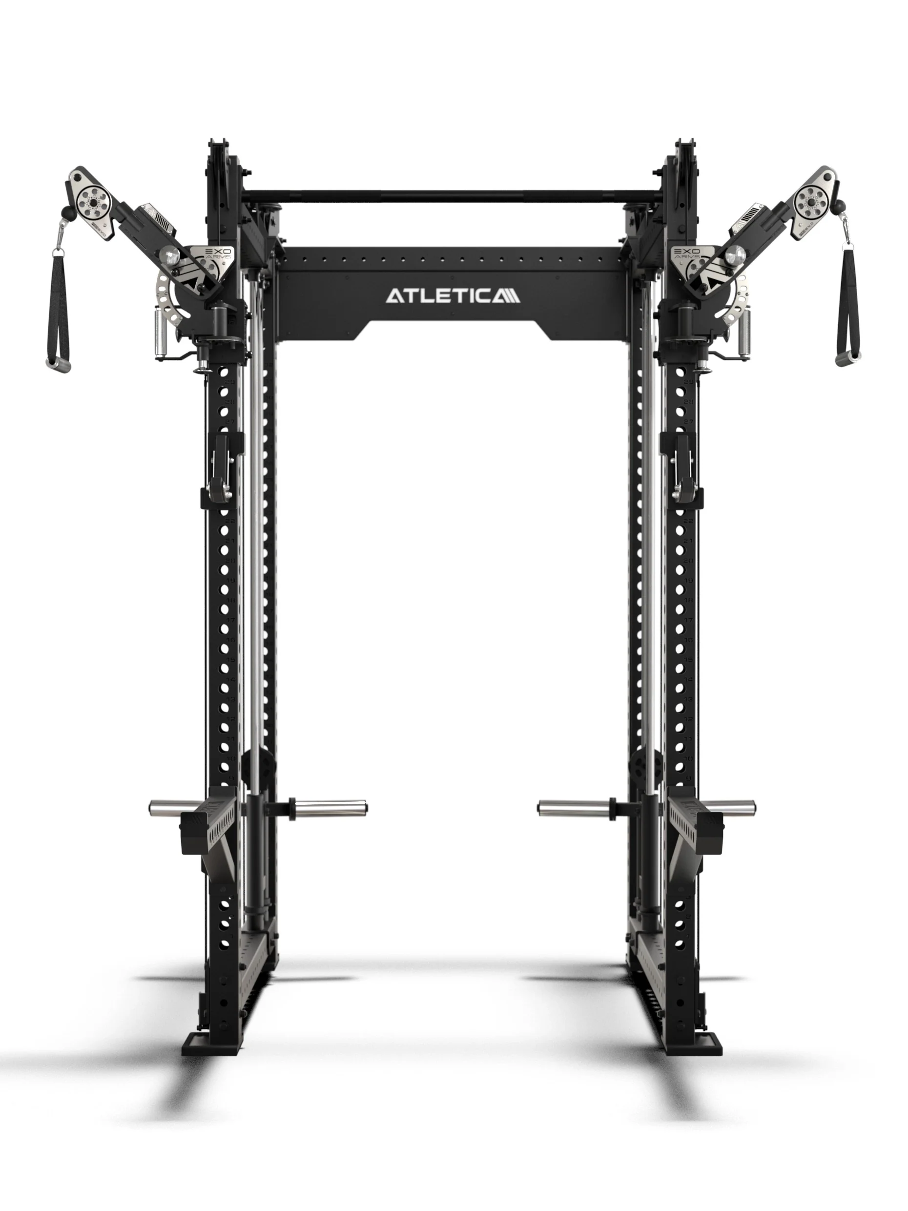 R8 Bradley EXO Plate Loaded | Power Rack | 108cm | Schwarz - Image 2