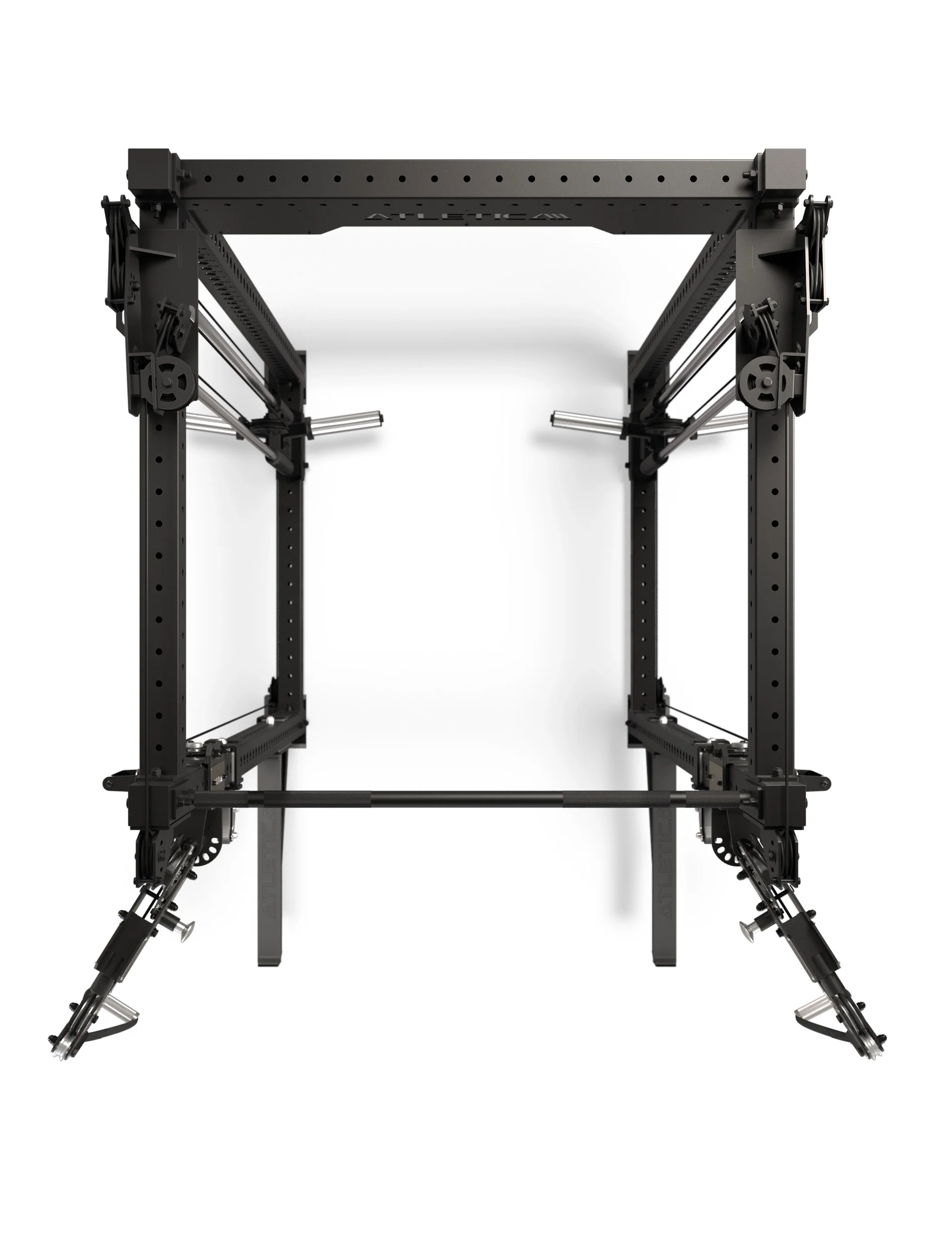 R8 Bradley EXO Plate Loaded | Power Rack | 108cm | Schwarz - Image 3