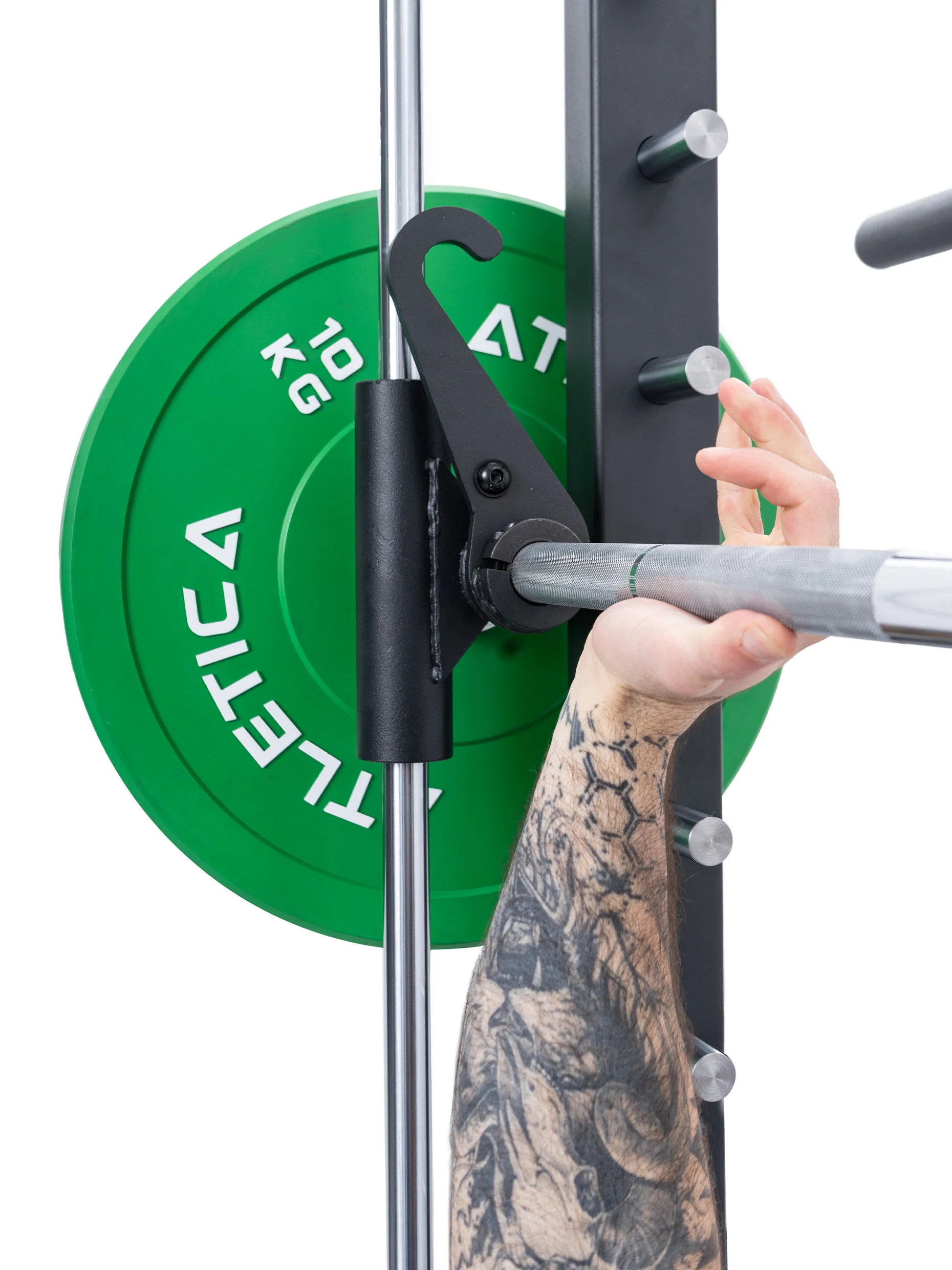 R8 Bradley EXO Plate Loaded | Power Rack | 42cm | Schwarz - Image 19