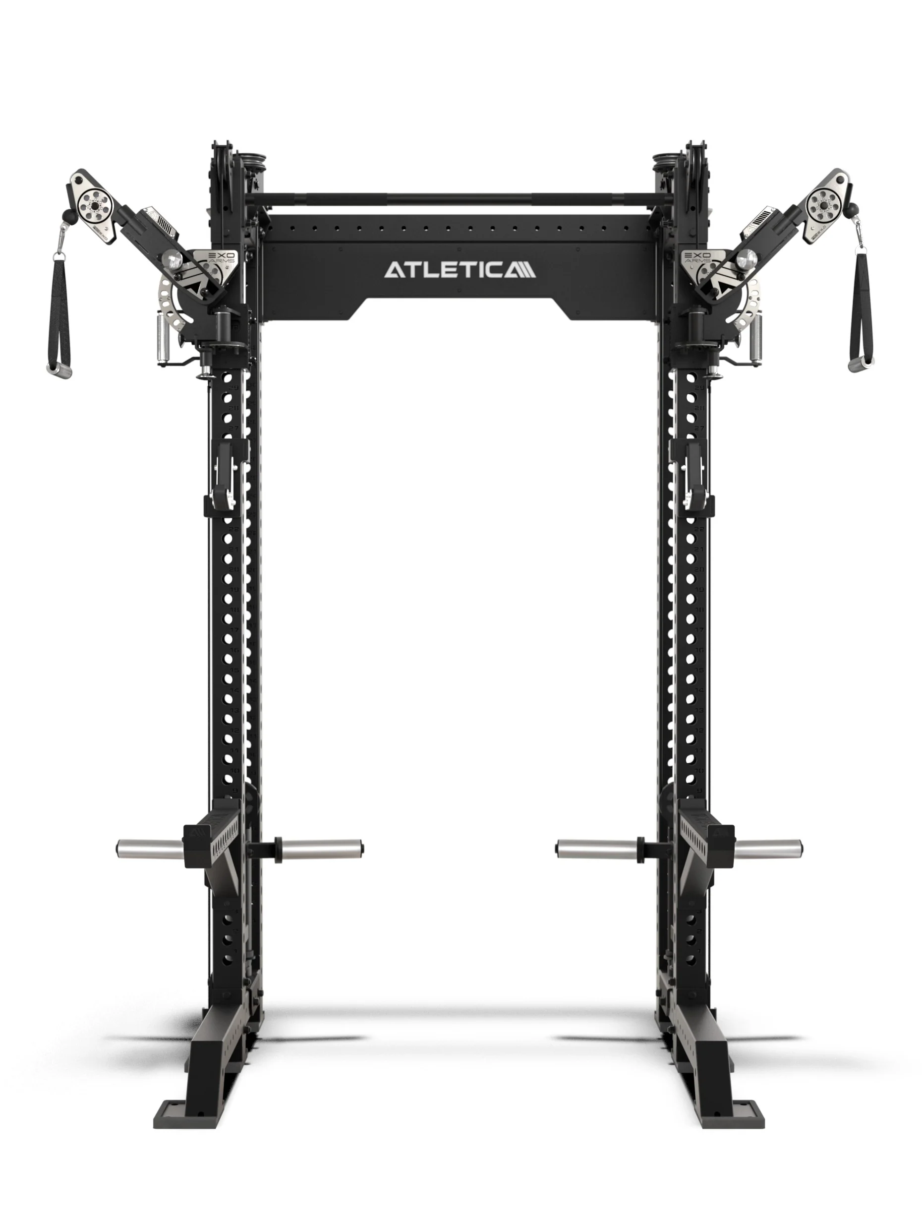 R8 Bradley EXO Plate Loaded | Power Rack | 42cm | Schwarz - Image 2