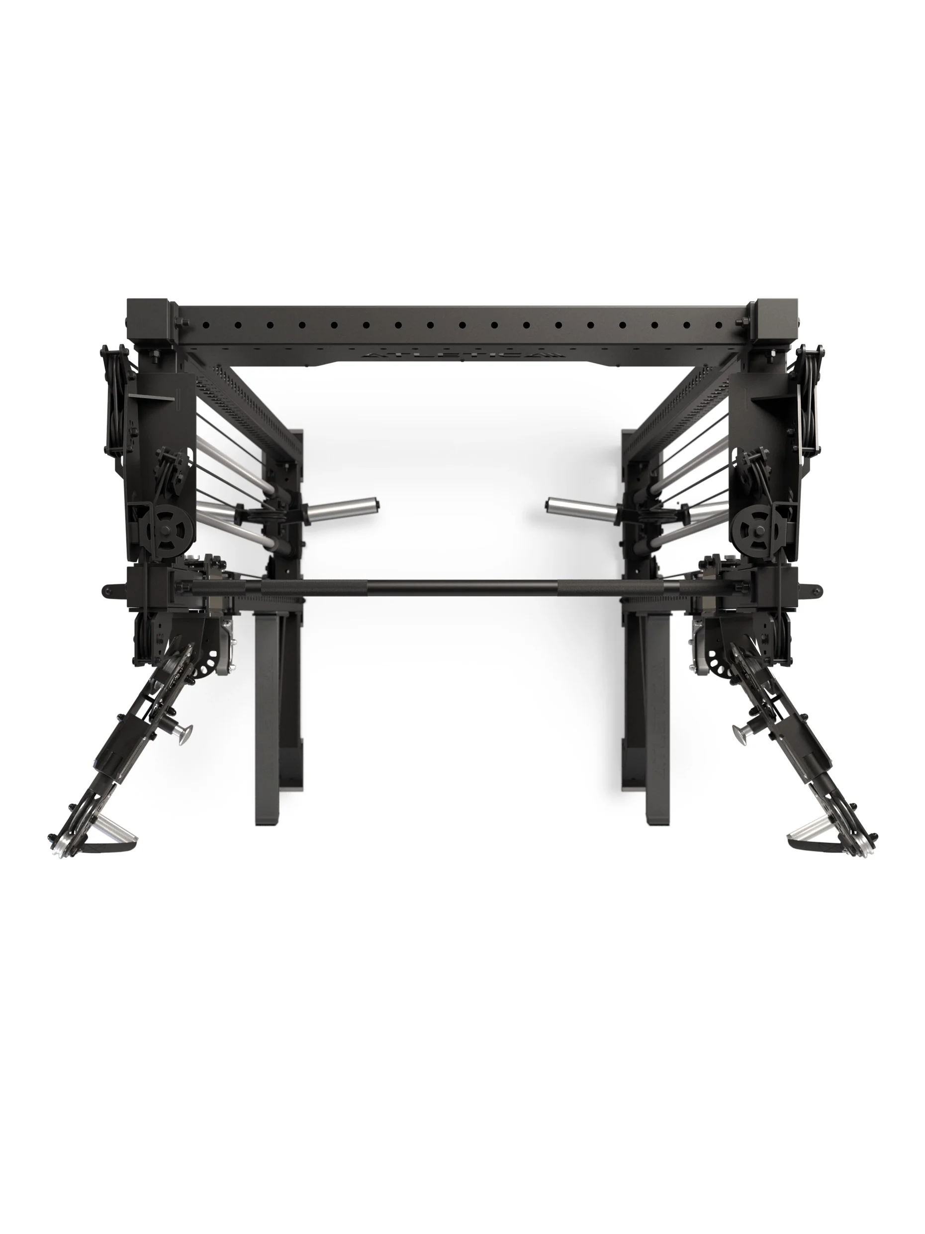 R8 Bradley EXO Plate Loaded | Power Rack | 42cm | Schwarz - Image 3