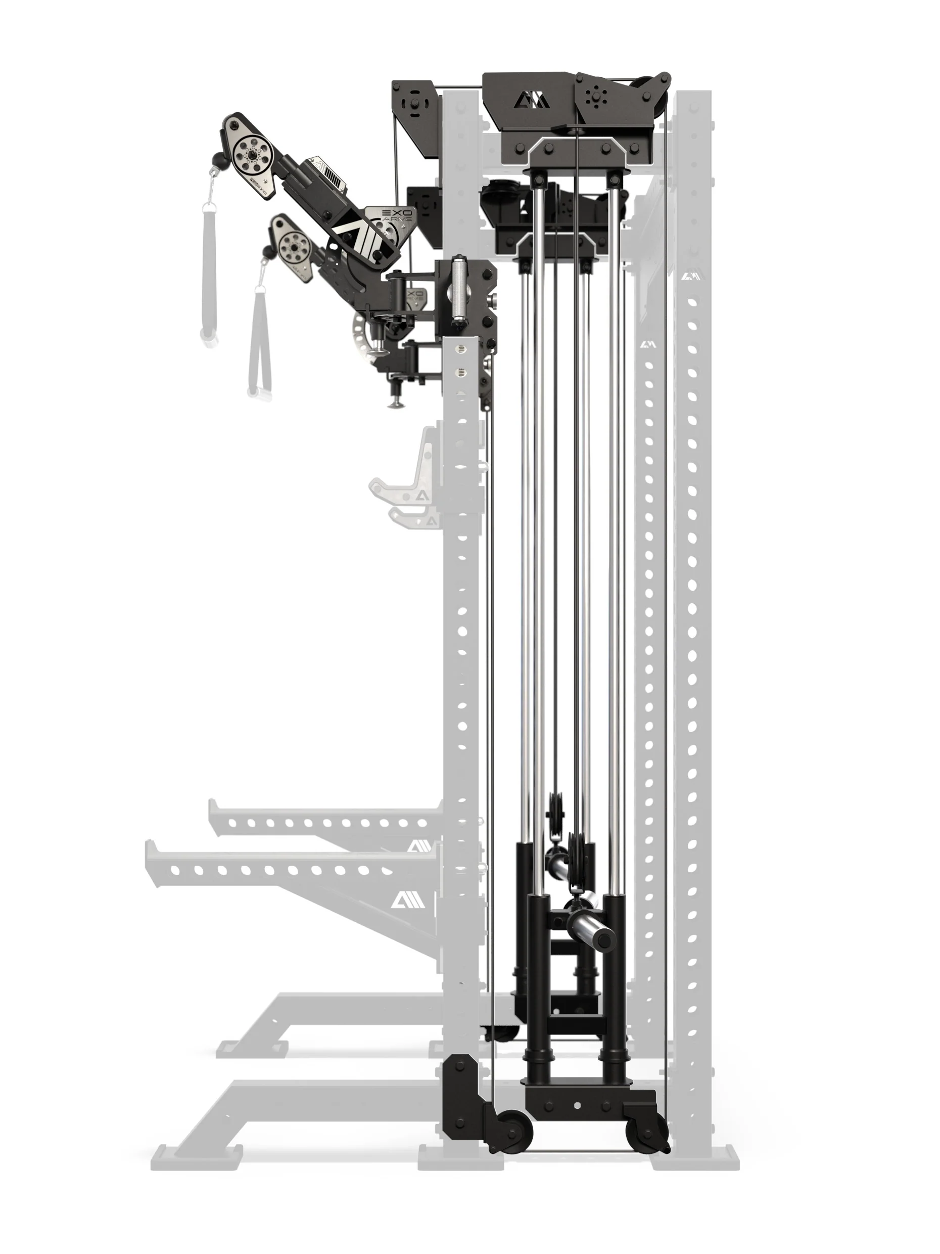 R8 Bradley EXO Plate Loaded | Power Rack | 42cm | Schwarz - Image 6
