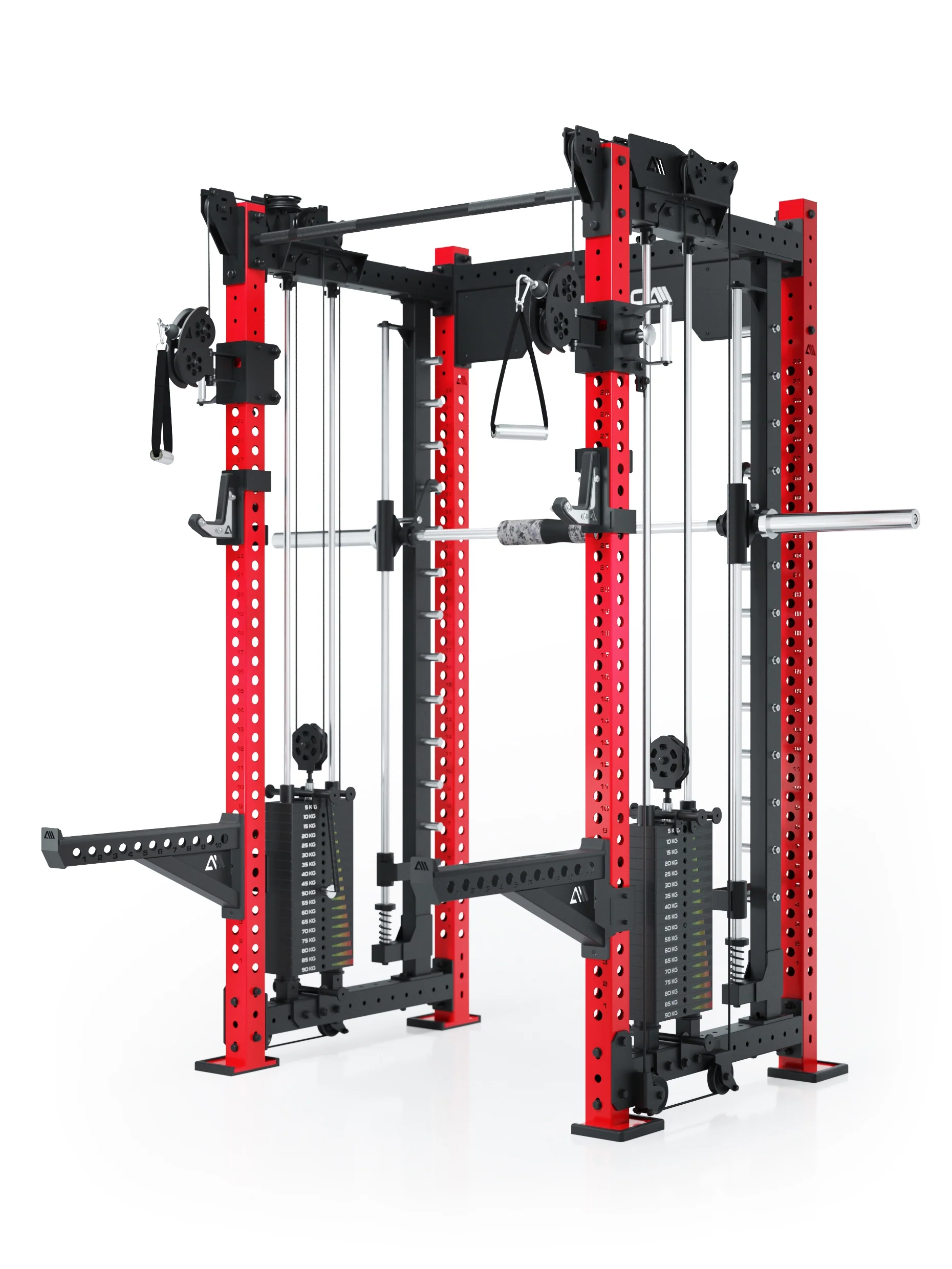 R8 Bradley Combat Mittel | 2x95kg Weight Stack | Sportscar Red