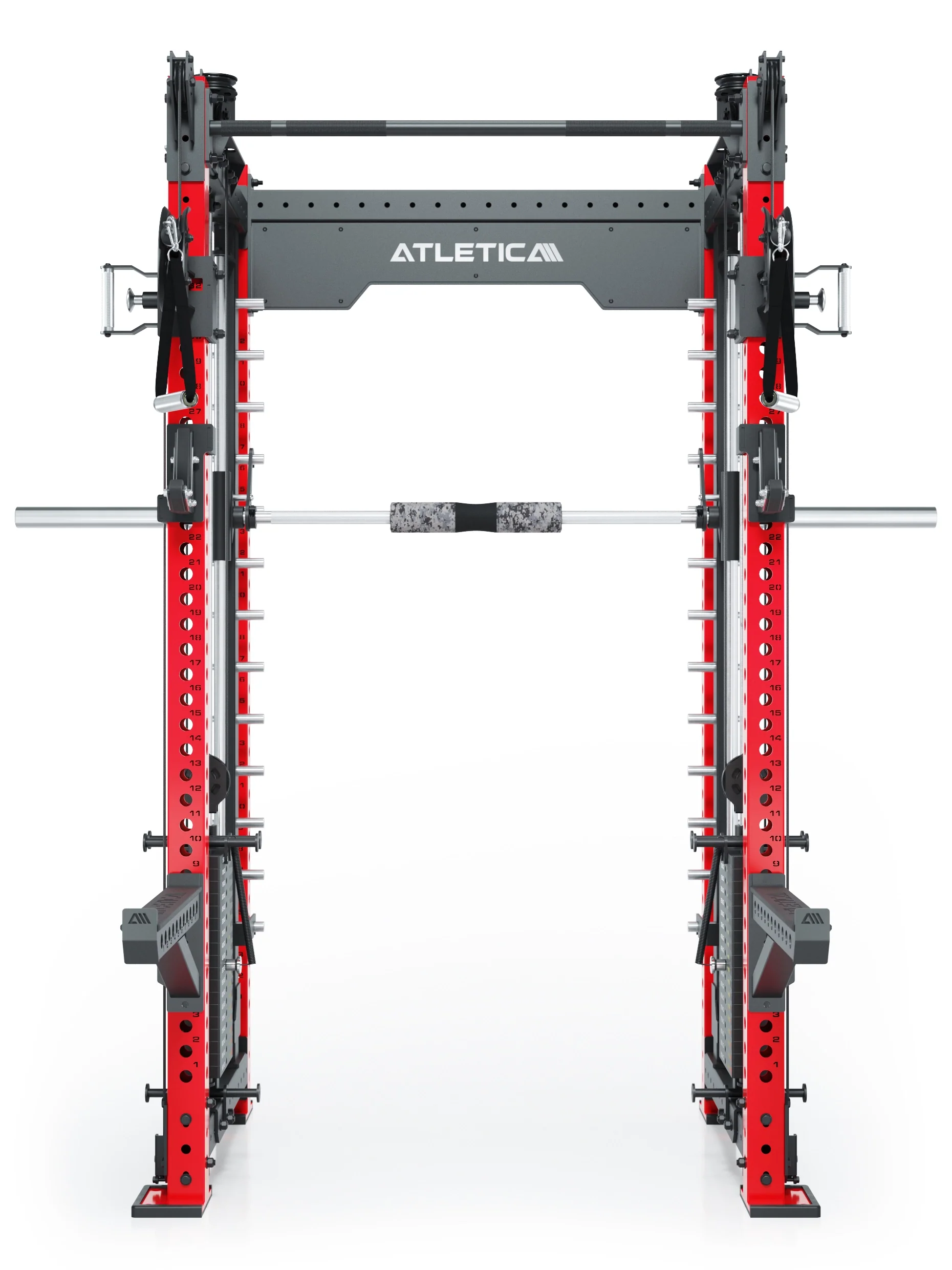 R8 Bradley Combat Mittel | 2x95kg Weight Stack | Sportscar Red - Image 2