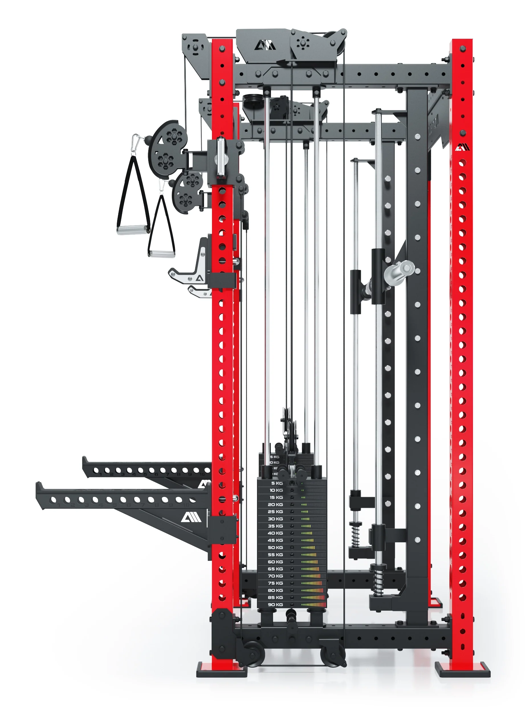 R8 Bradley Combat Mittel | 2x95kg Weight Stack | Sportscar Red - Image 3