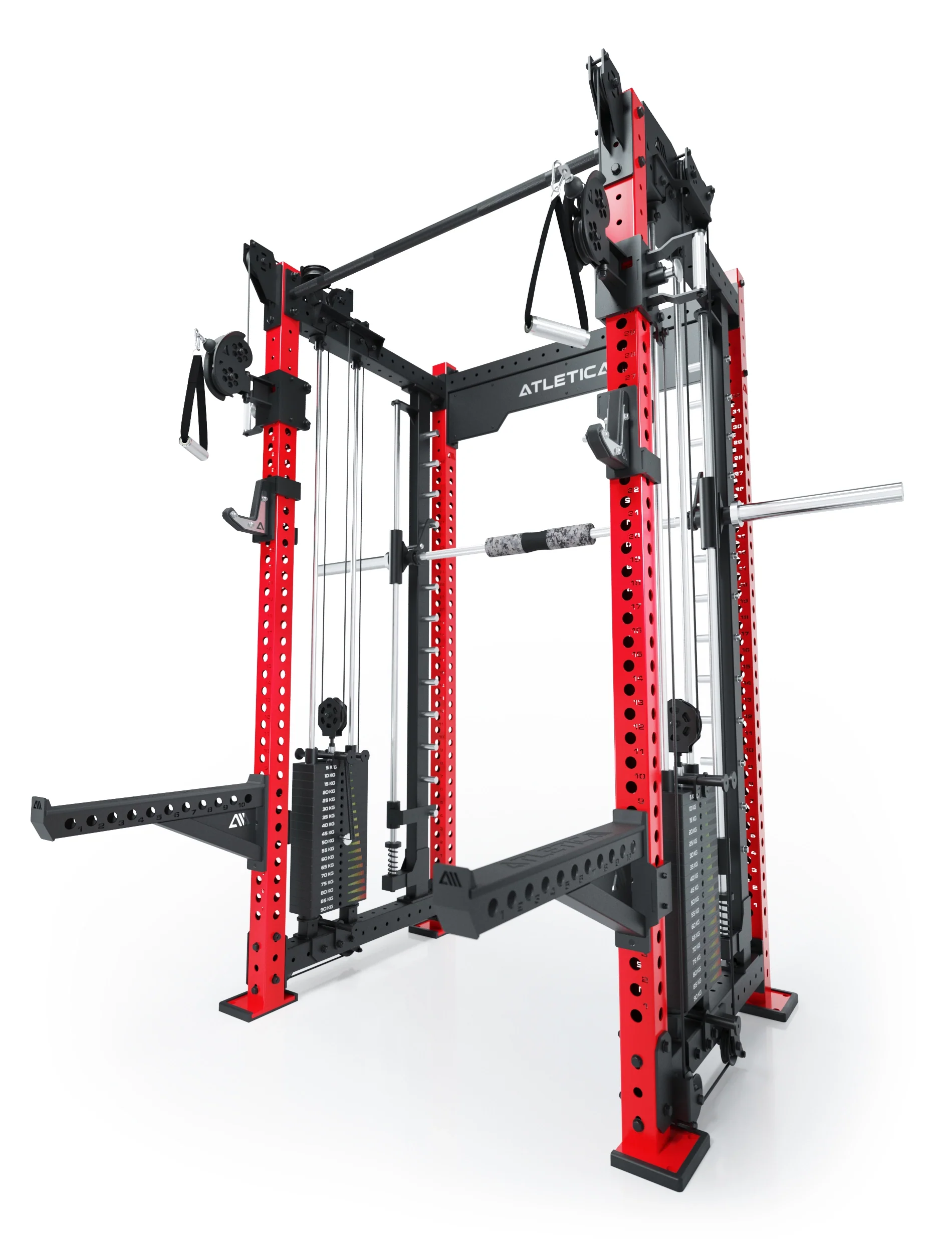 R8 Bradley Combat Mittel | 2x95kg Weight Stack | Sportscar Red - Image 5