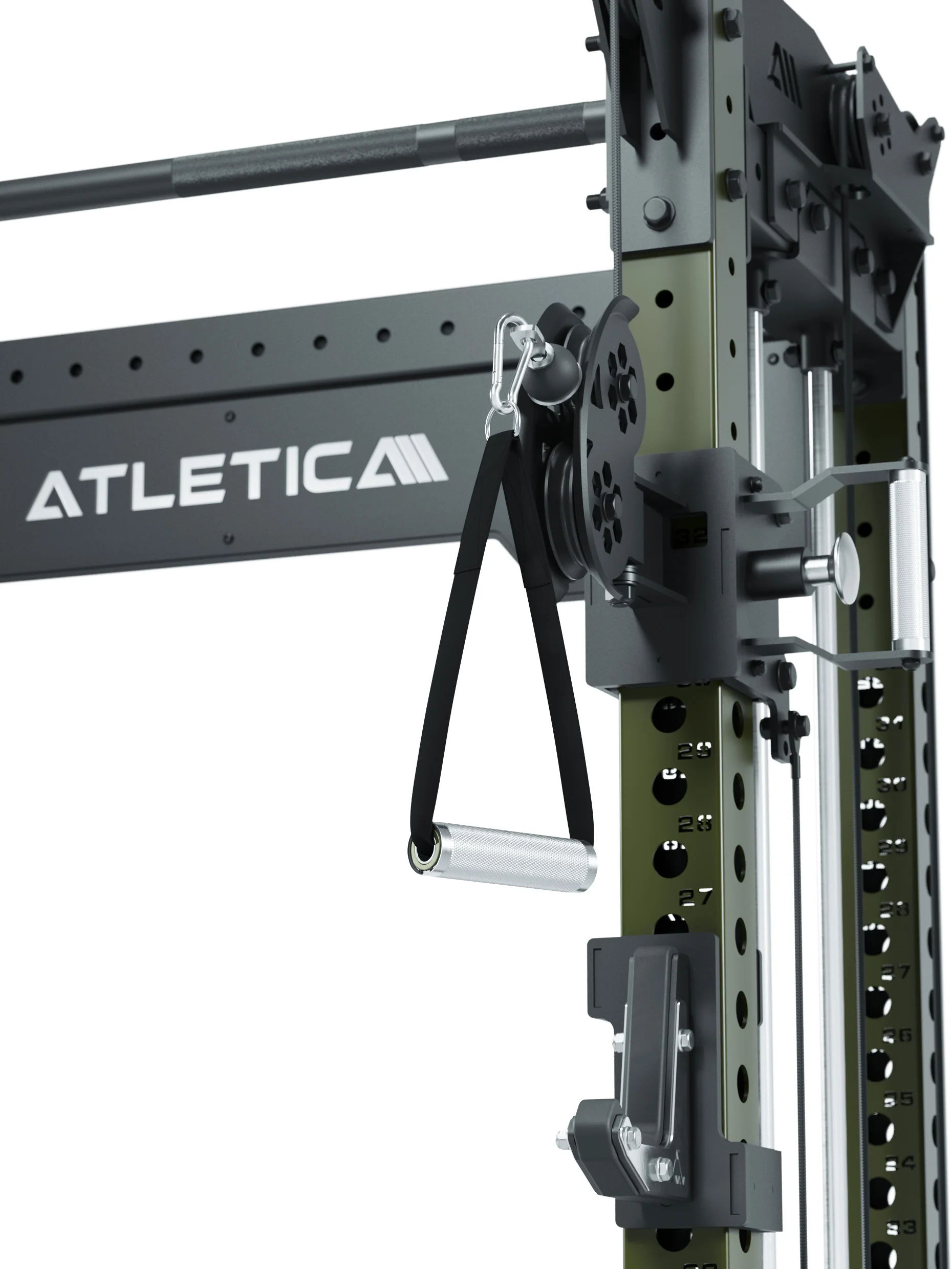 R8 Bradley Kurz | 2x95kg Weight Stack | Military Green - Image 7