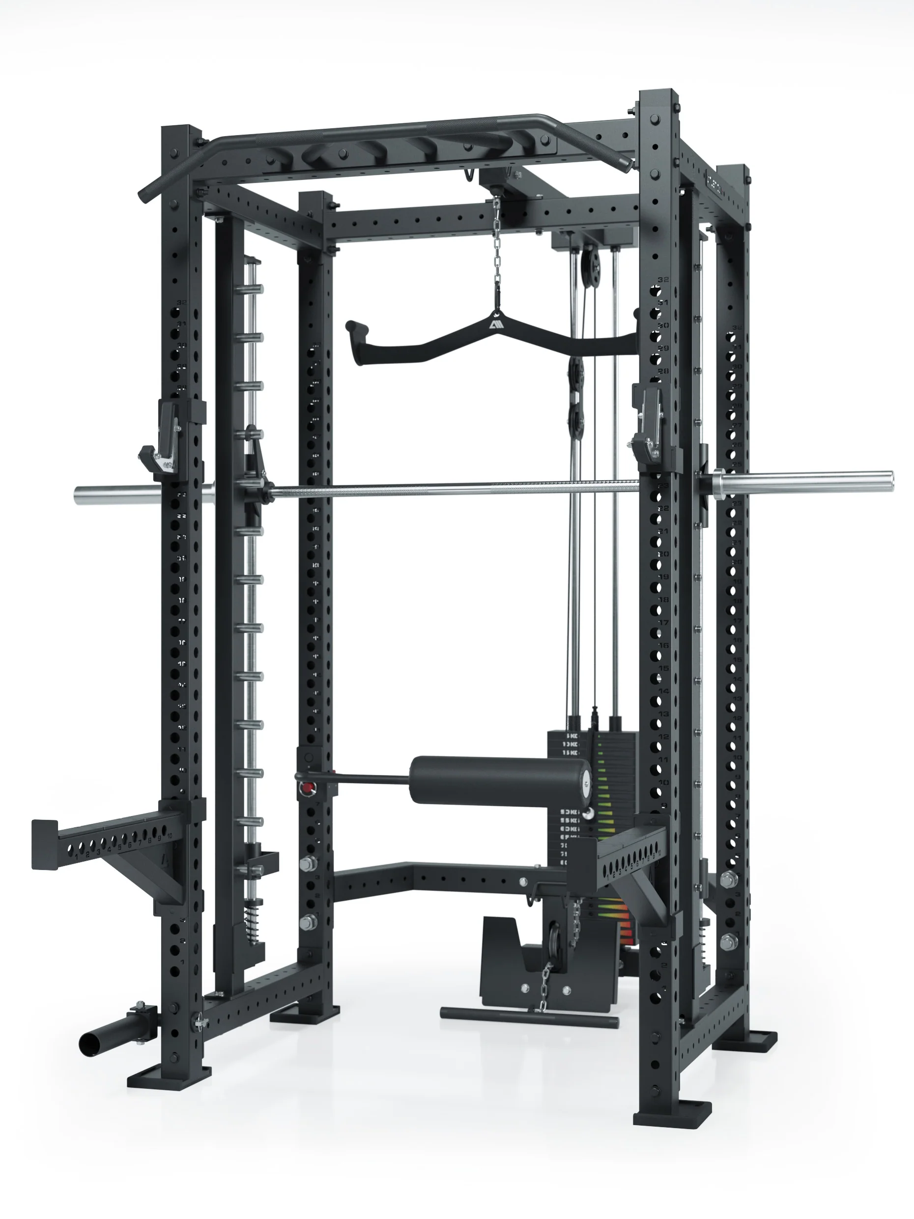 R8 Commander | Power Rack | 125kg Weight Stack | Plate Loaded