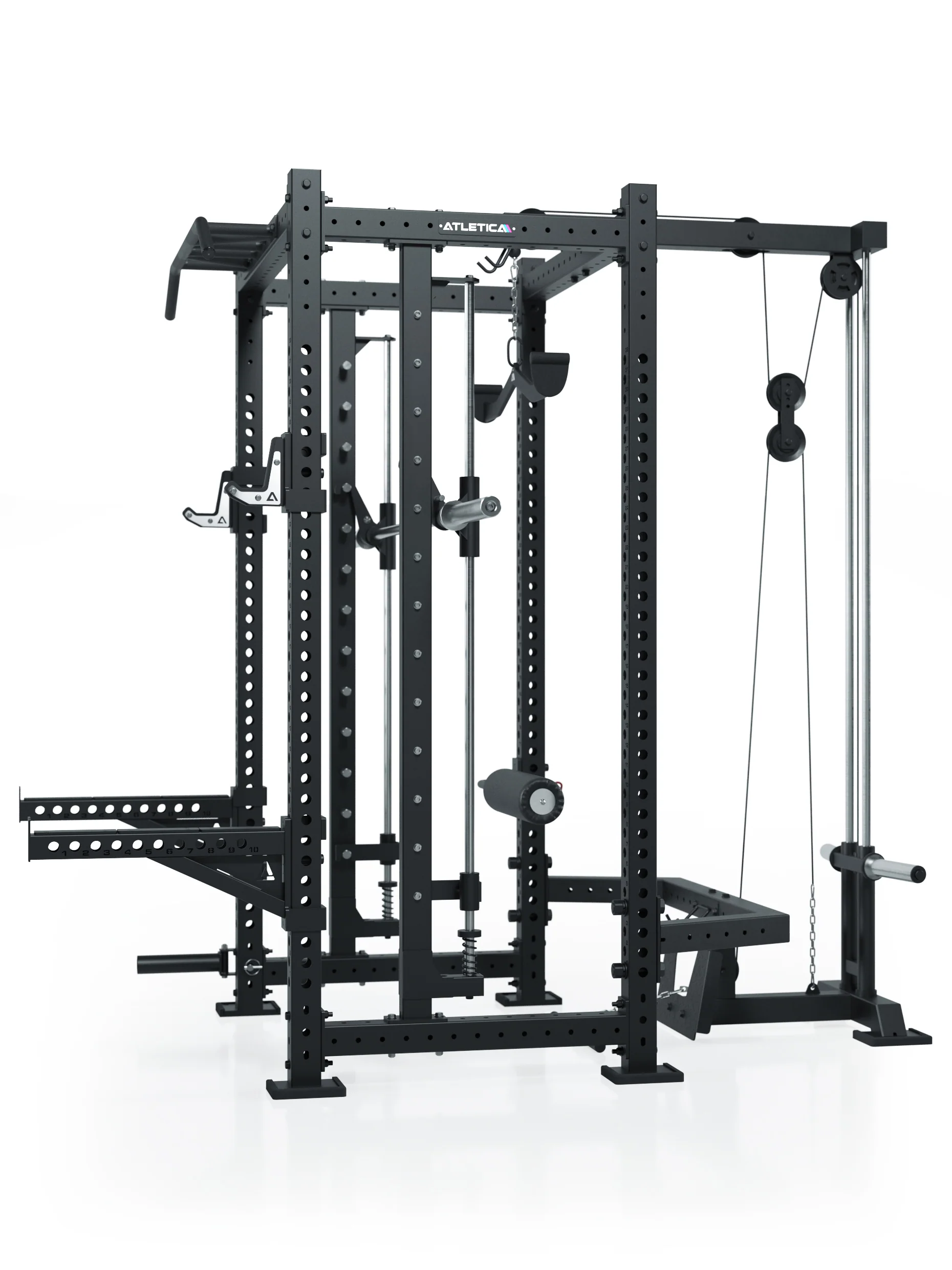 R8 Commander | Power Rack | 125kg Weight Stack | Plate Loaded - Image 10