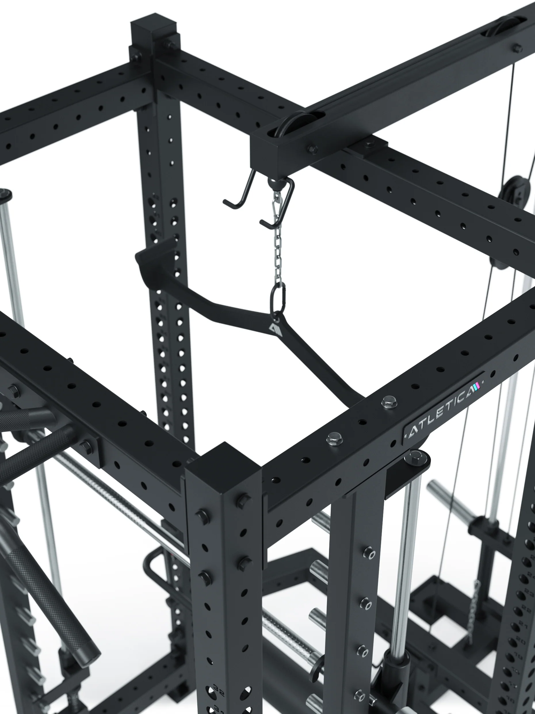 R8 Commander | Power Rack | 125kg Weight Stack | Plate Loaded - Image 12