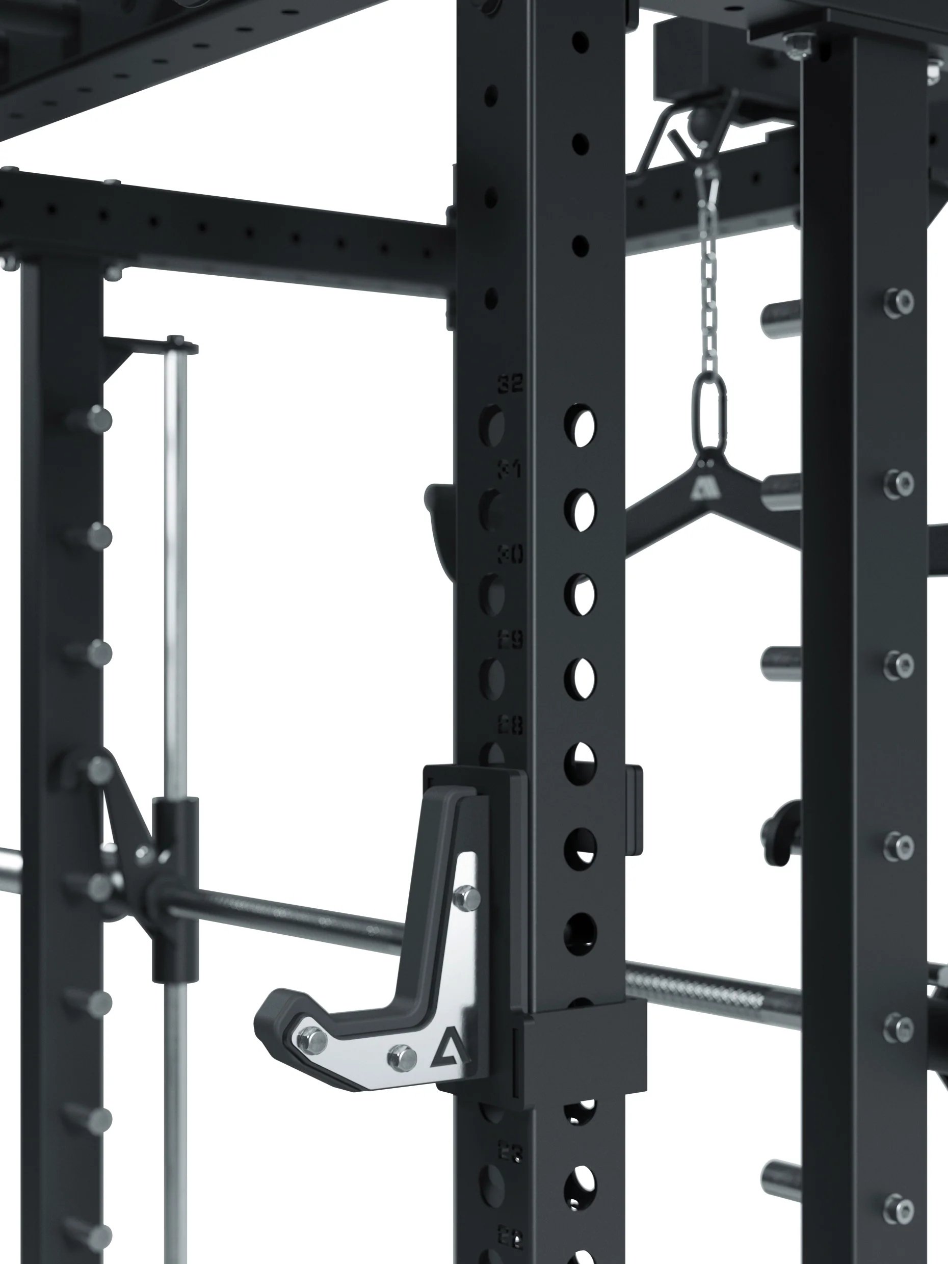 R8 Commander | Power Rack | 125kg Weight Stack | Plate Loaded - Image 14