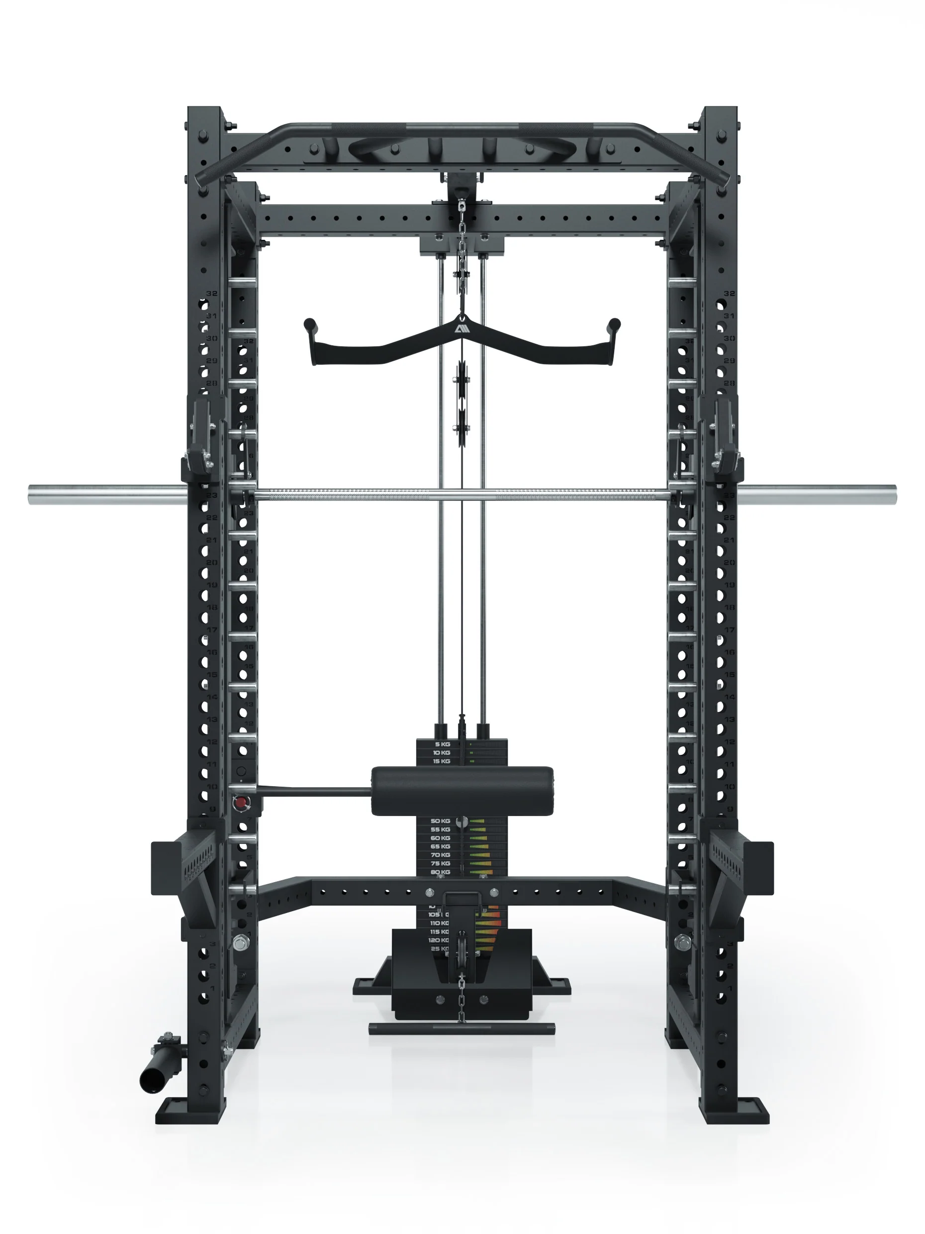 R8 Commander | Power Rack | 125kg Weight Stack | Plate Loaded - Image 4