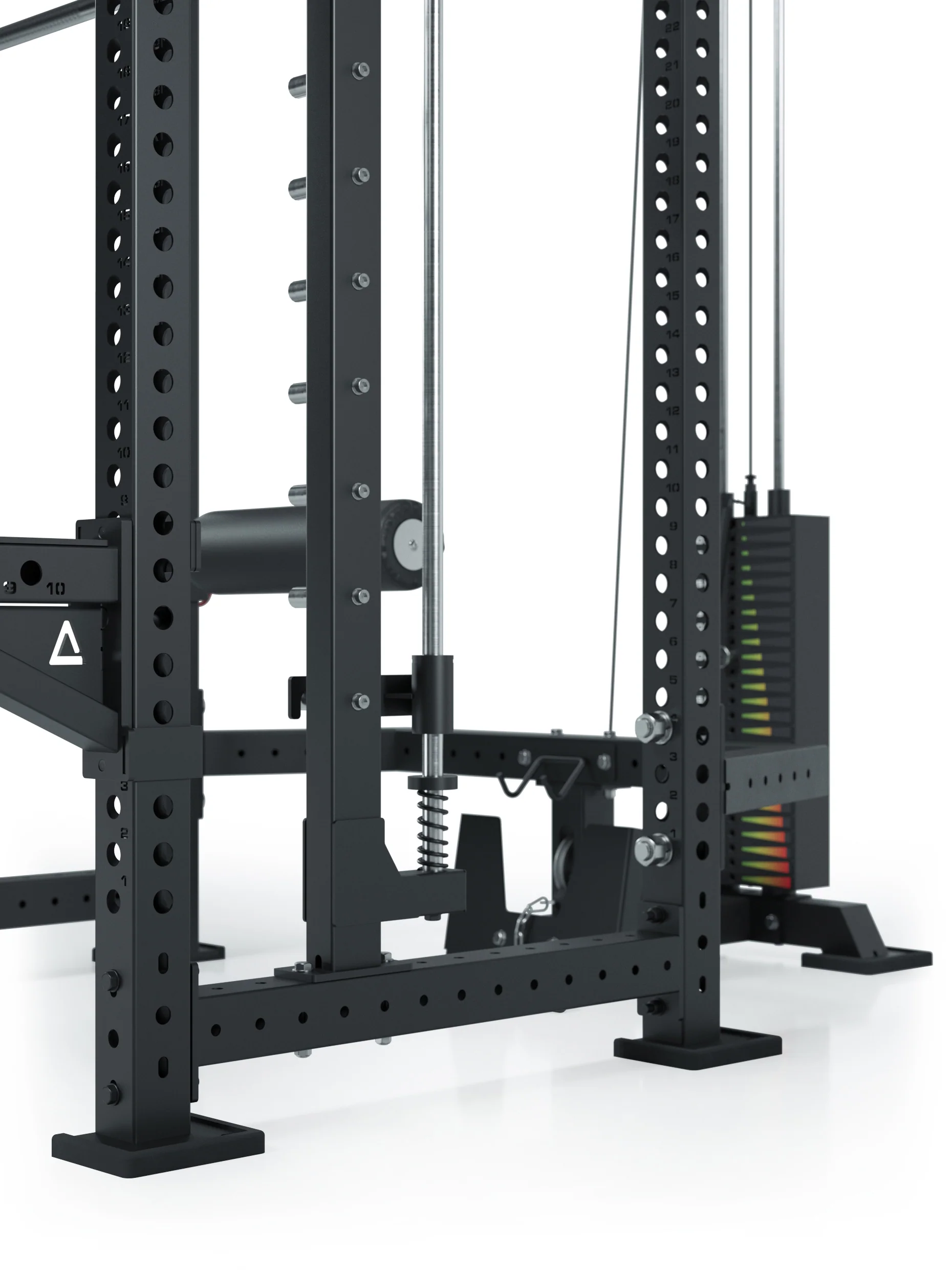 R8 Commander | Power Rack | 125kg Weight Stack | Plate Loaded - Image 6