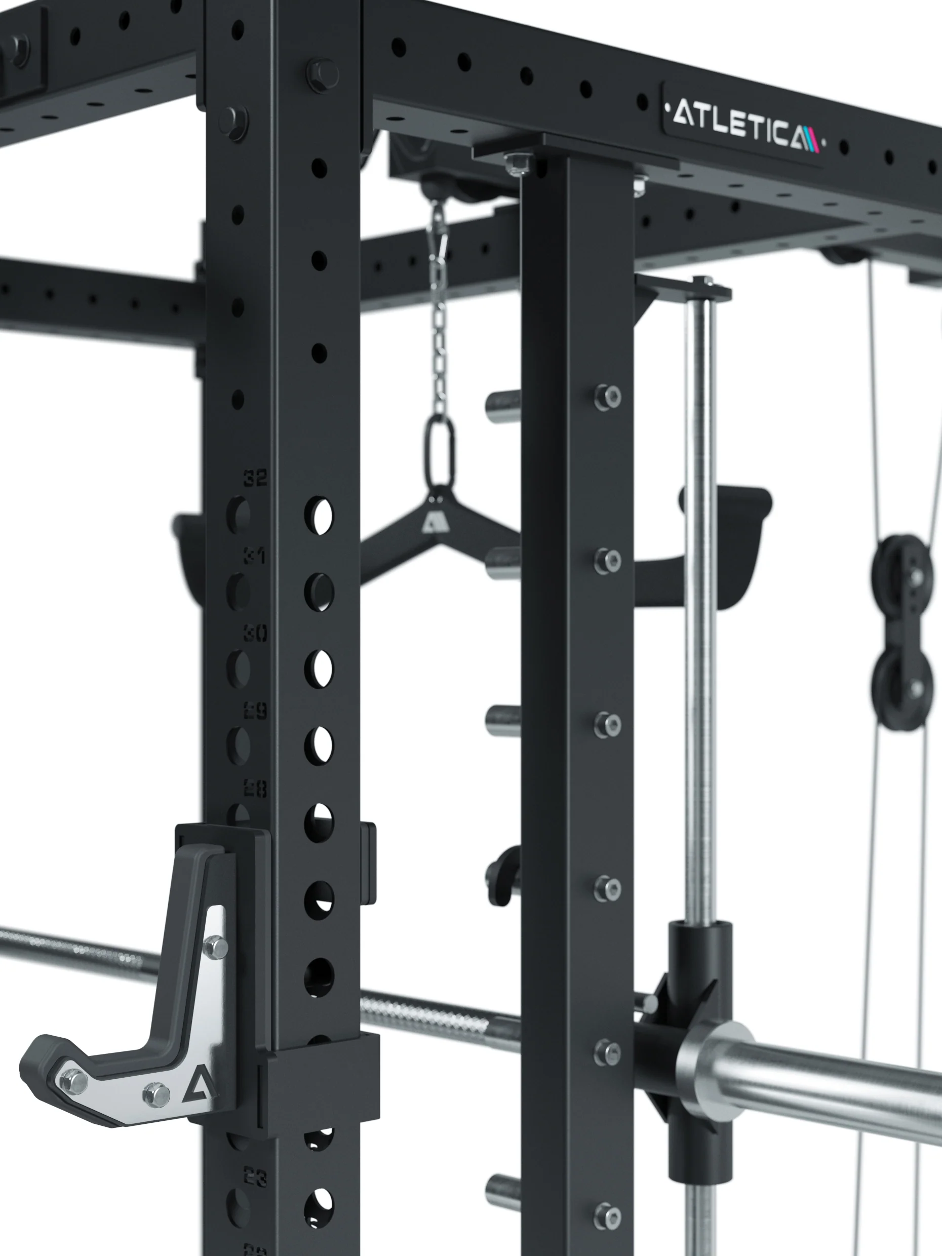 R8 Commander | Power Rack | 125kg Weight Stack | Plate Loaded - Image 8