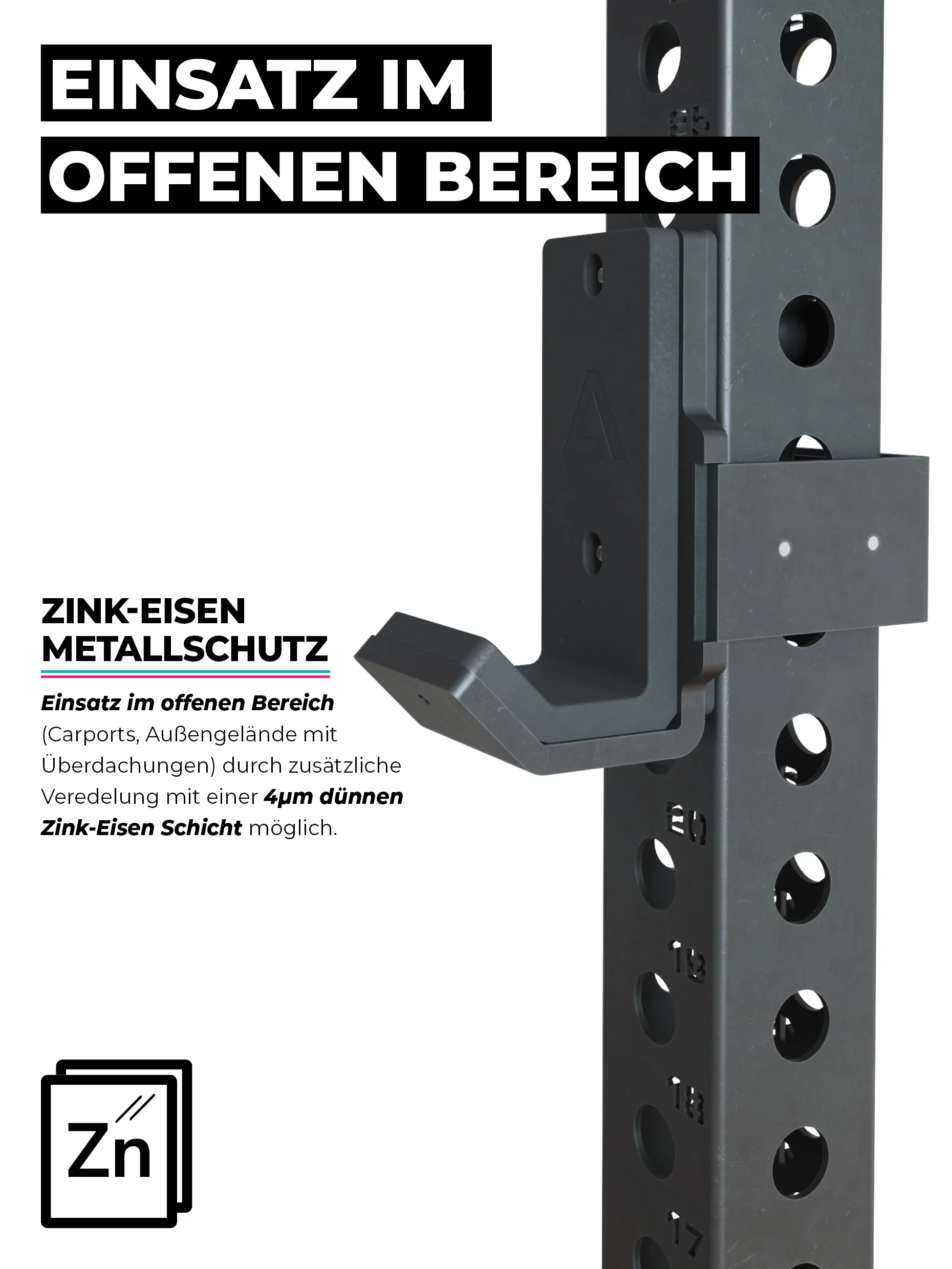 R8 Duality PRO Power Rack | Mittel - Image 9