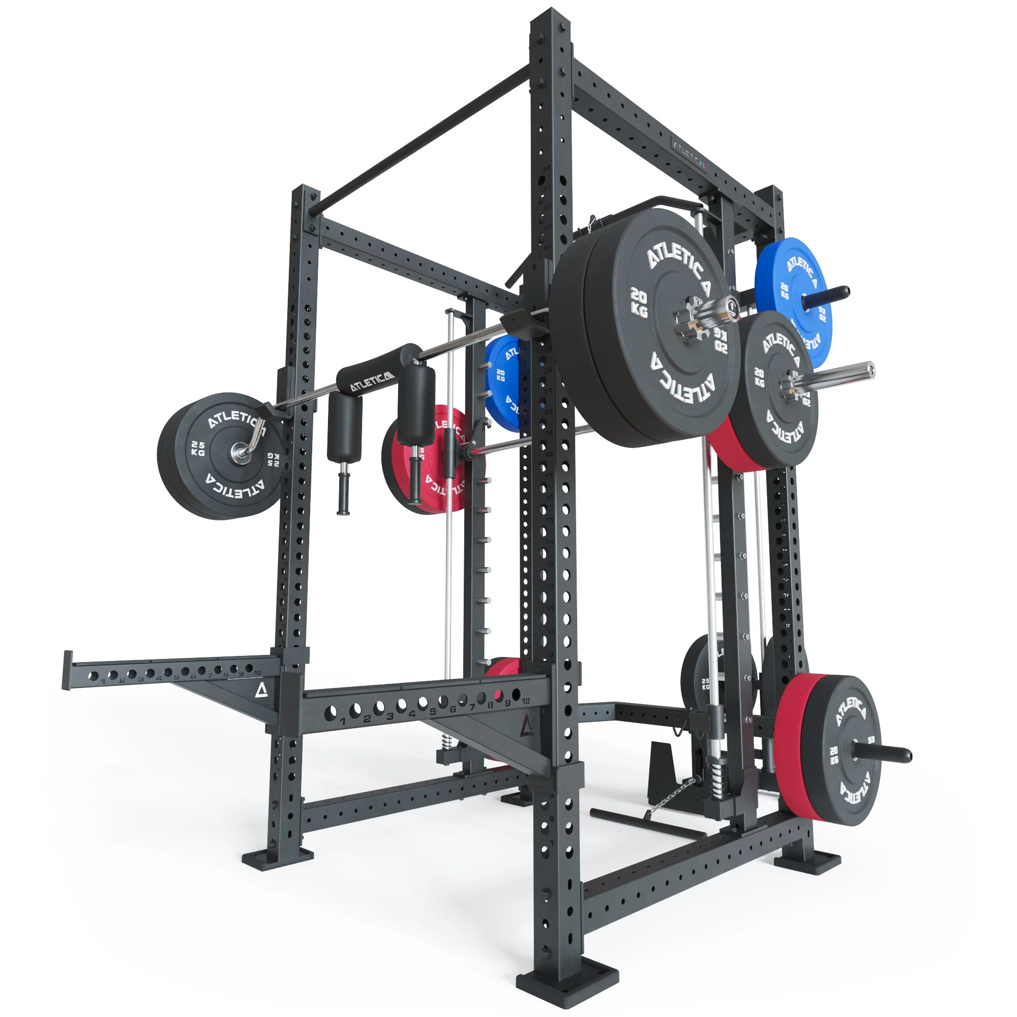 R8 SPECTRE Long | Power Rack | Smith Machine | Latzug Plate Loaded - Image 8