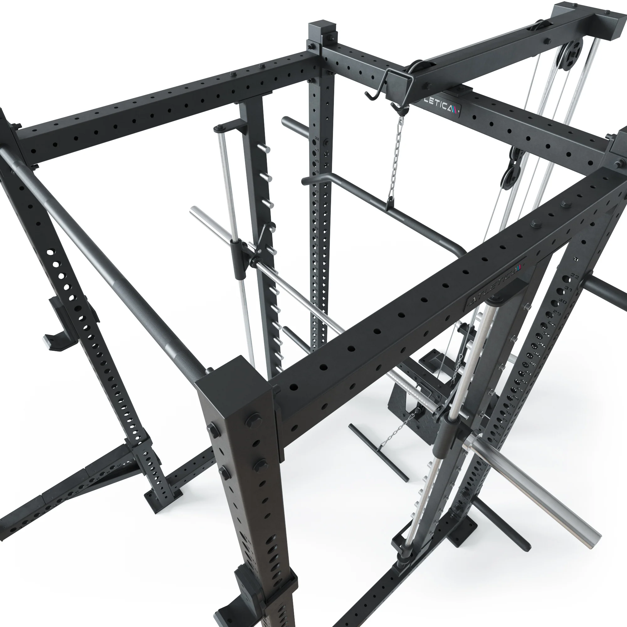 R8 SPECTRE Long | Power Rack | Smith Machine | Latzug Plate Loaded - Image 9