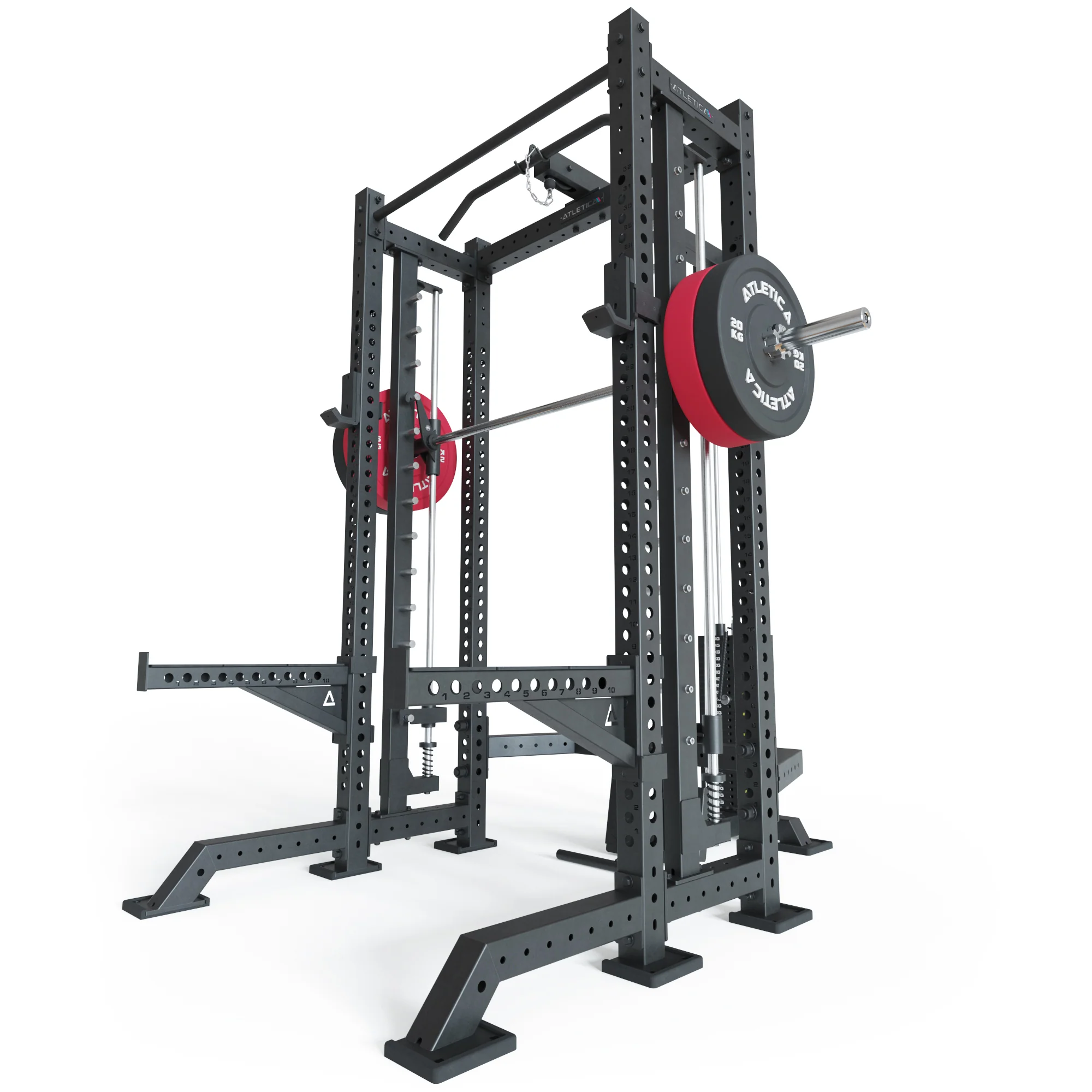 R8 SPECTRE Short | Power Rack | Smith Machine | Latzug 125kg Weight Stack - Image 9
