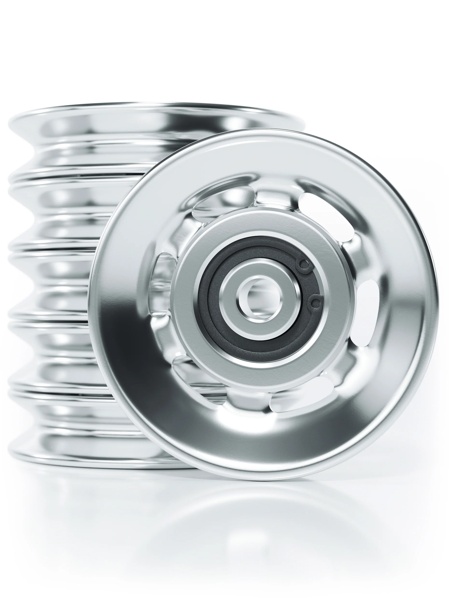 Seilrollen | Aluminium | 90mm | 6 Rollen - Image 2